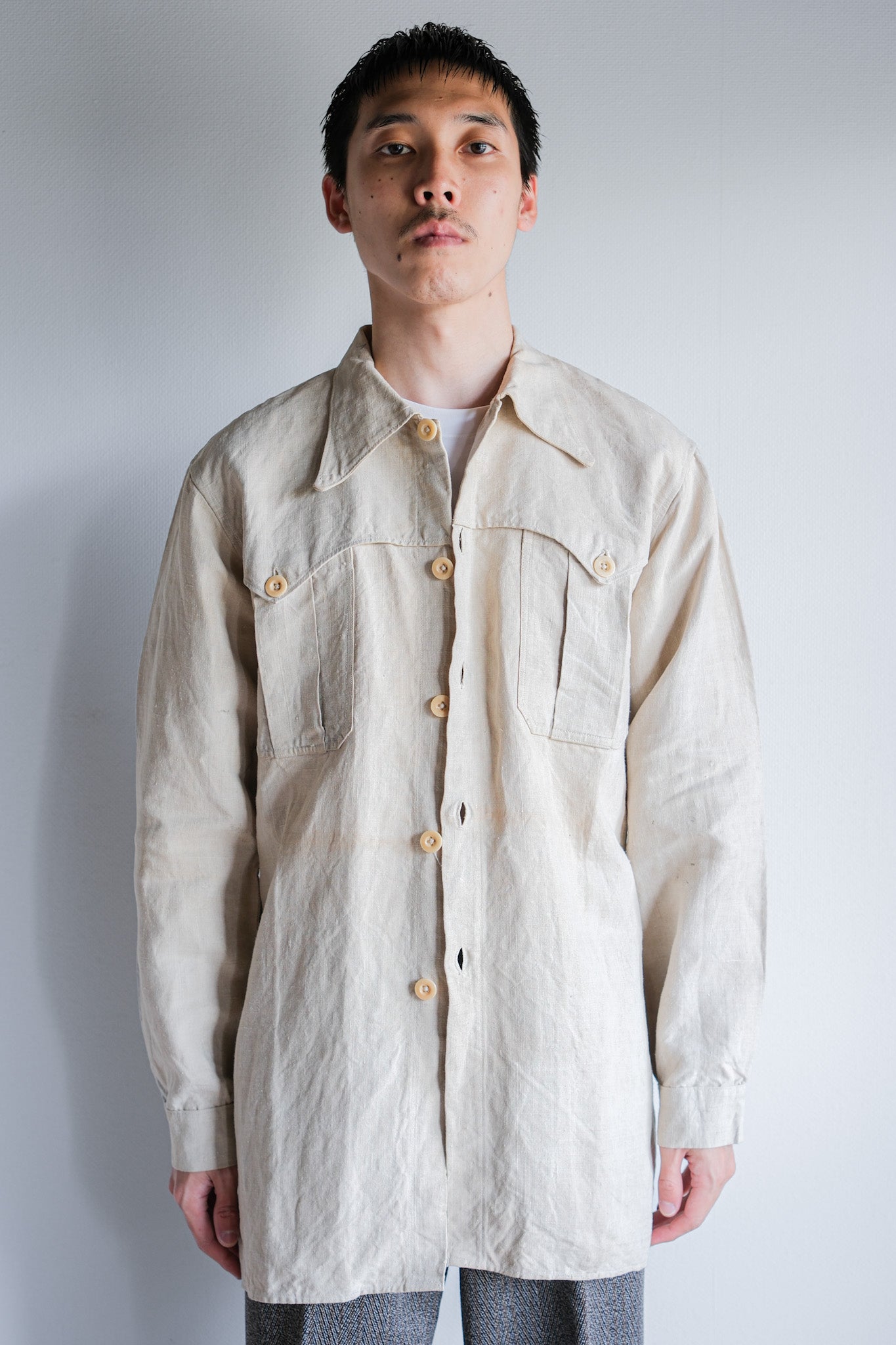 【~40's】WWⅡ Spanish Army Linen Jacket