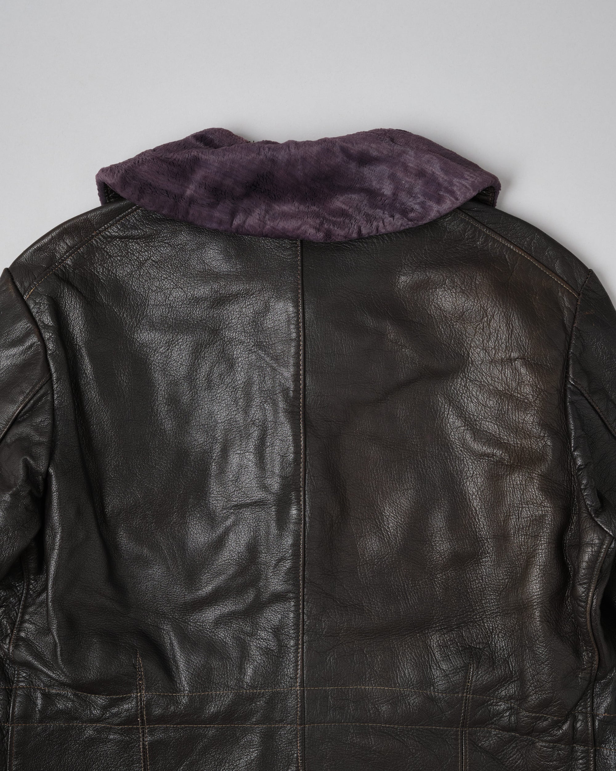 ［~40’s］WWII German Air Force Elite Jet Fighter Winter Leather Flight Jacket "Luftwaffe"