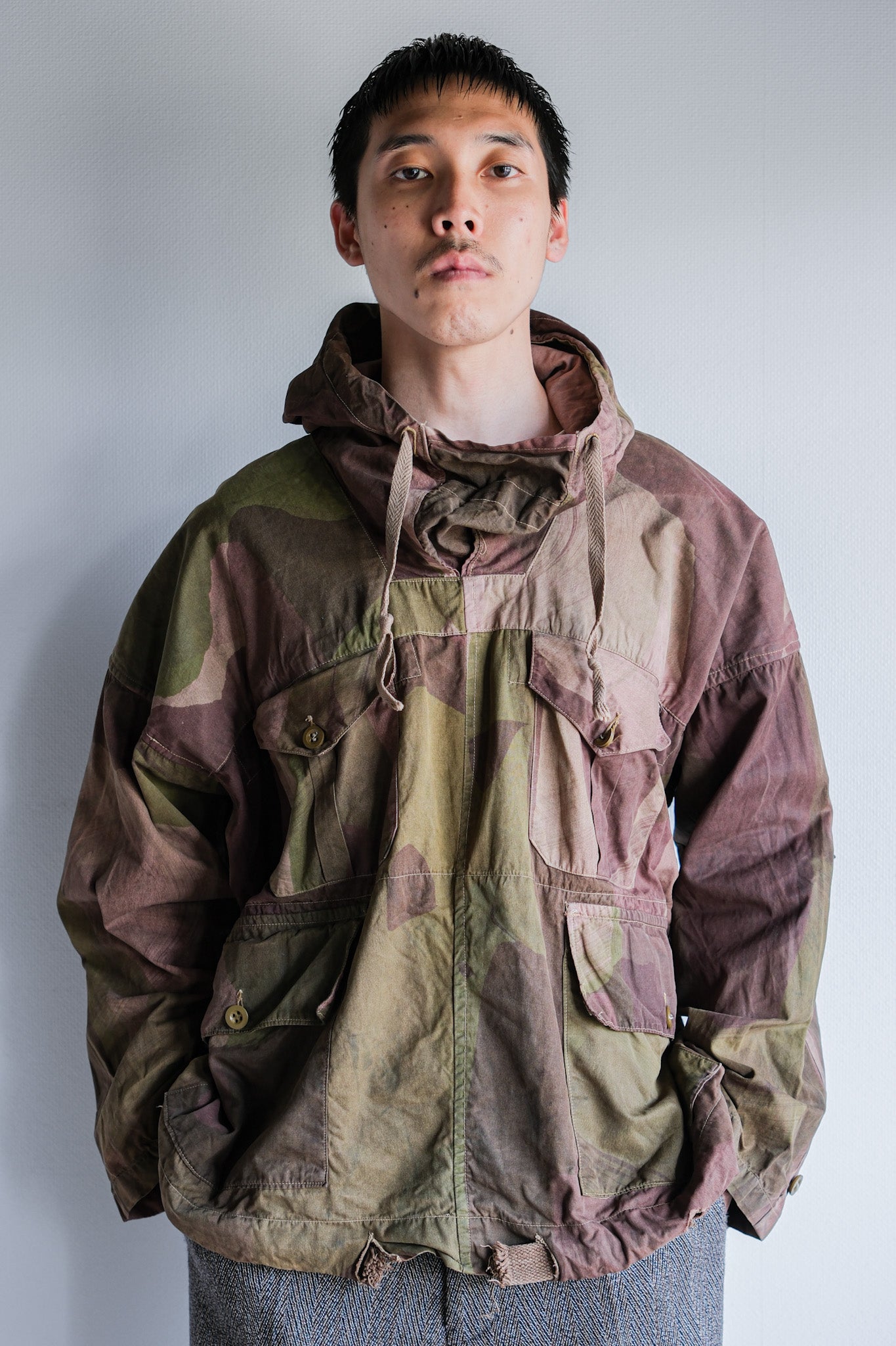 [~ 40's] WWⅡ British Army Camouflage WindProof Smock size.2 "SAS"