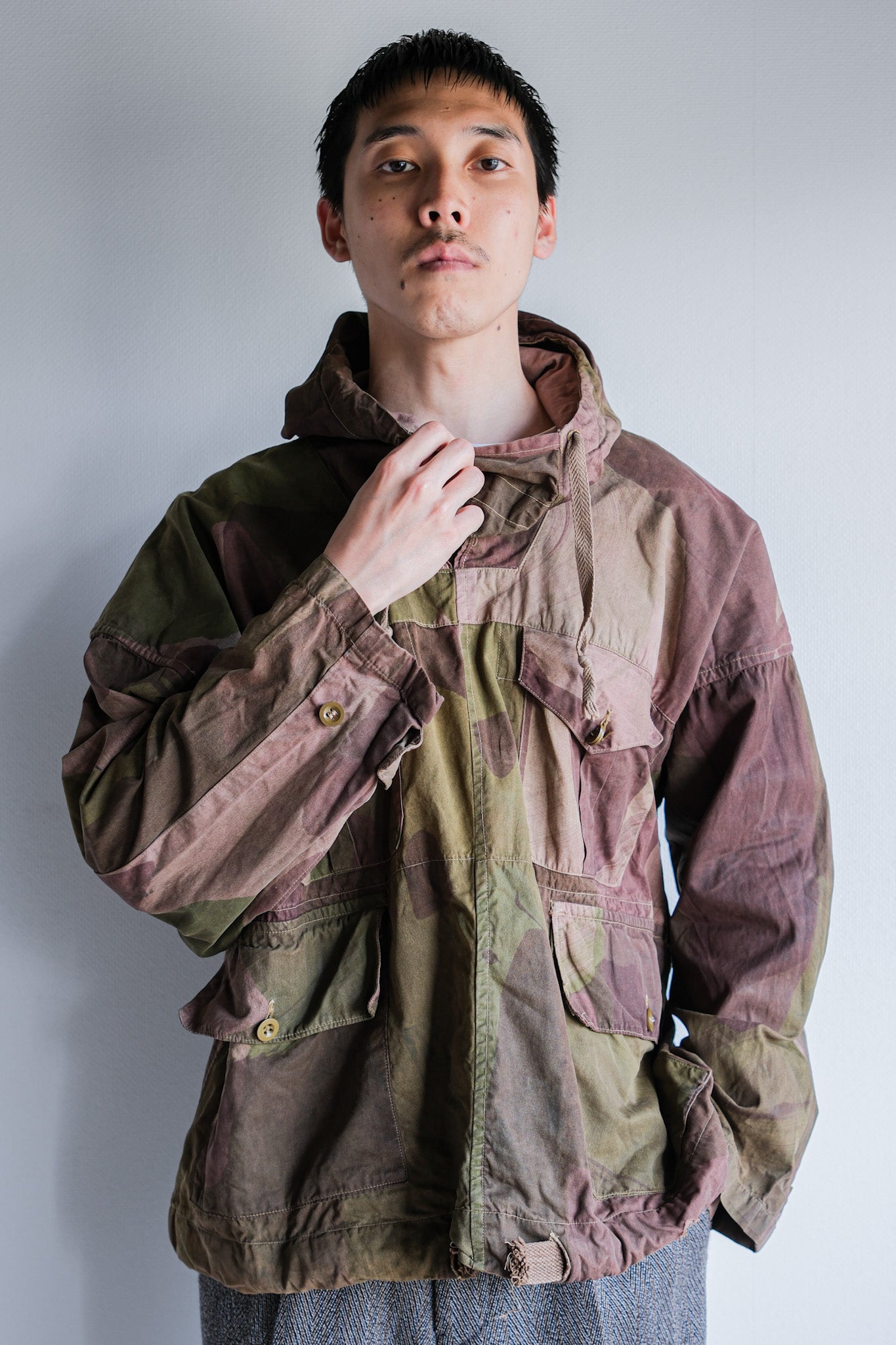 [~ 40's] WWⅡ British Army Camouflage WindProof Smock size.2 "SAS"