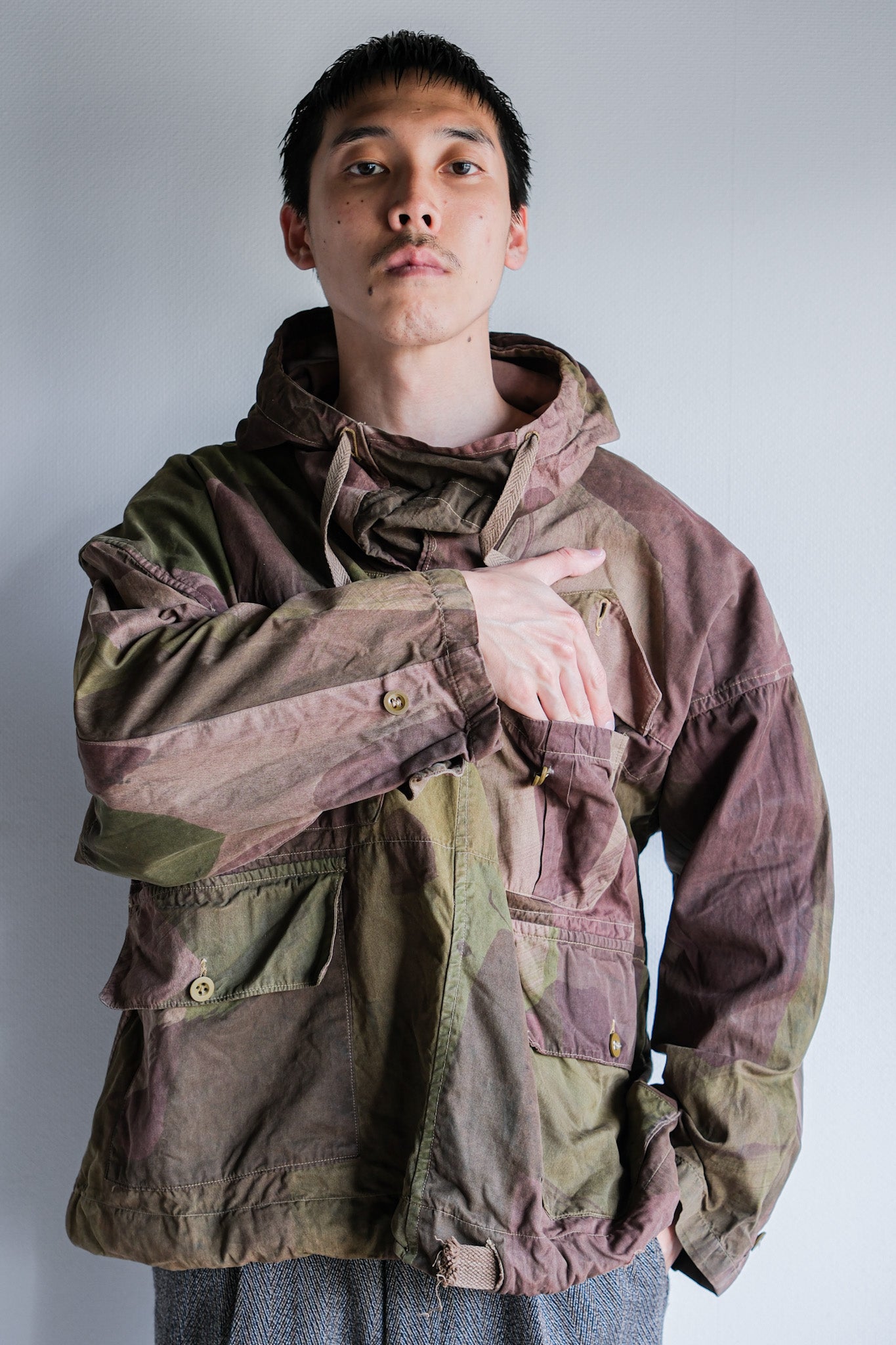 [~ 40's] WWⅡ British Army Camouflage WindProof Smock size.2 "SAS"