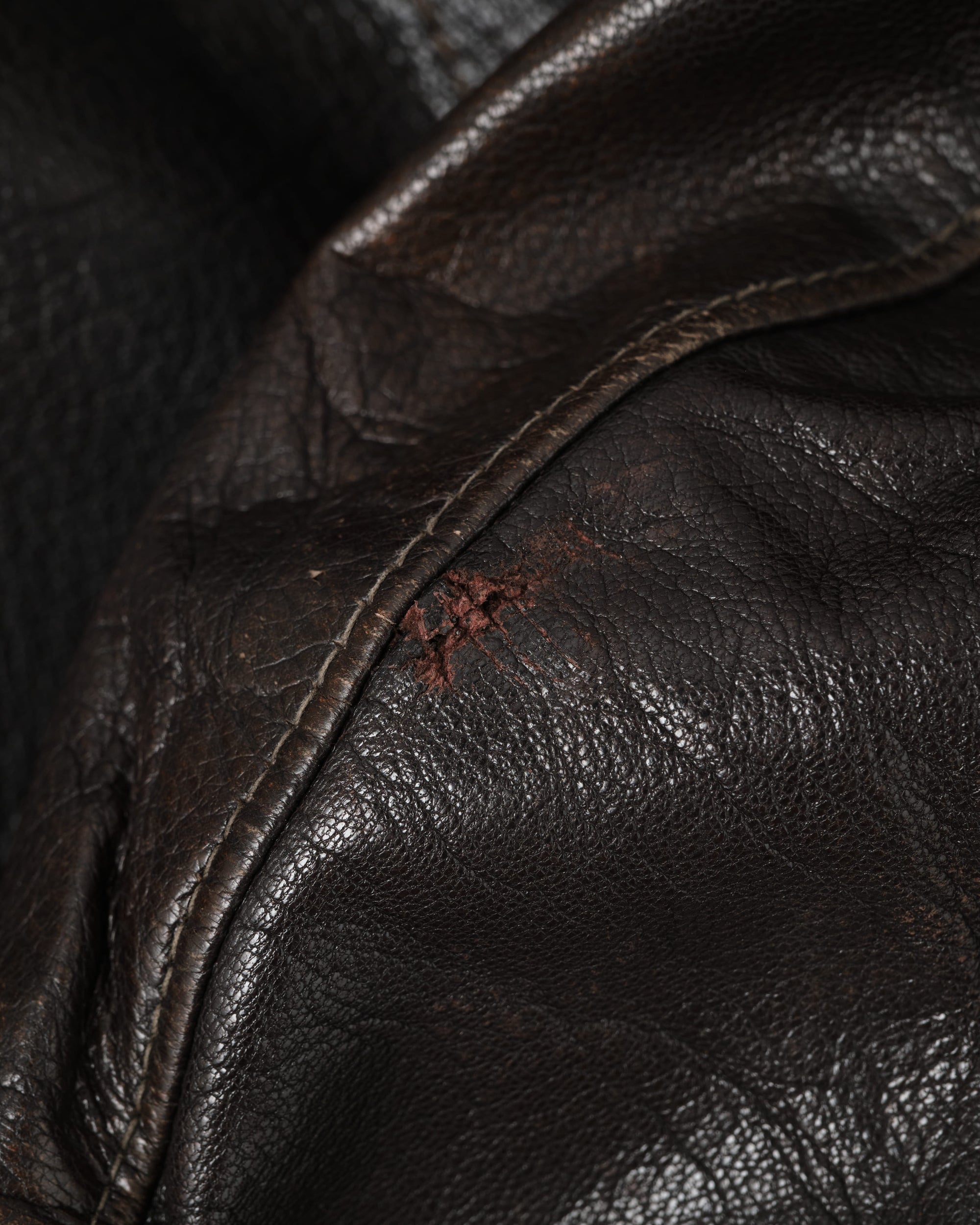 ［~40’s］WWII German Air Force Elite Jet Fighter Winter Leather Flight Jacket "Luftwaffe"