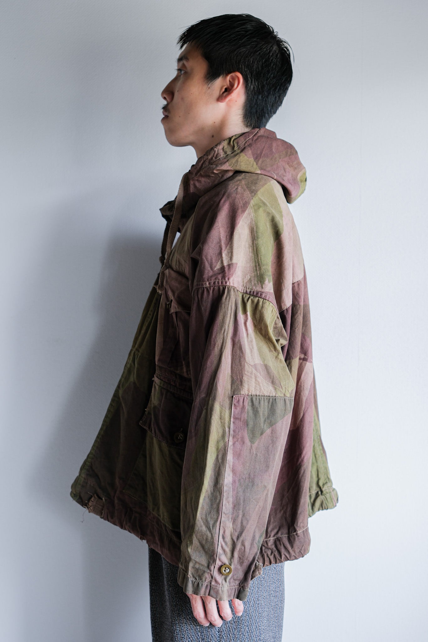 [~ 40's] WWⅱกองทัพอังกฤษอำพรางขนาด smock windproof ขนาด 2 "SAS"