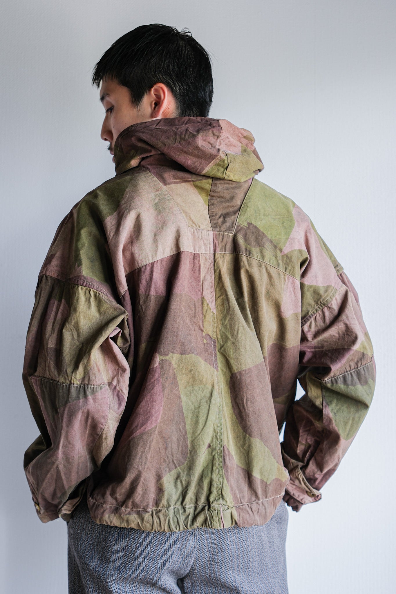 [~ 40's] WWⅱกองทัพอังกฤษอำพรางขนาด smock windproof ขนาด 2 "SAS"