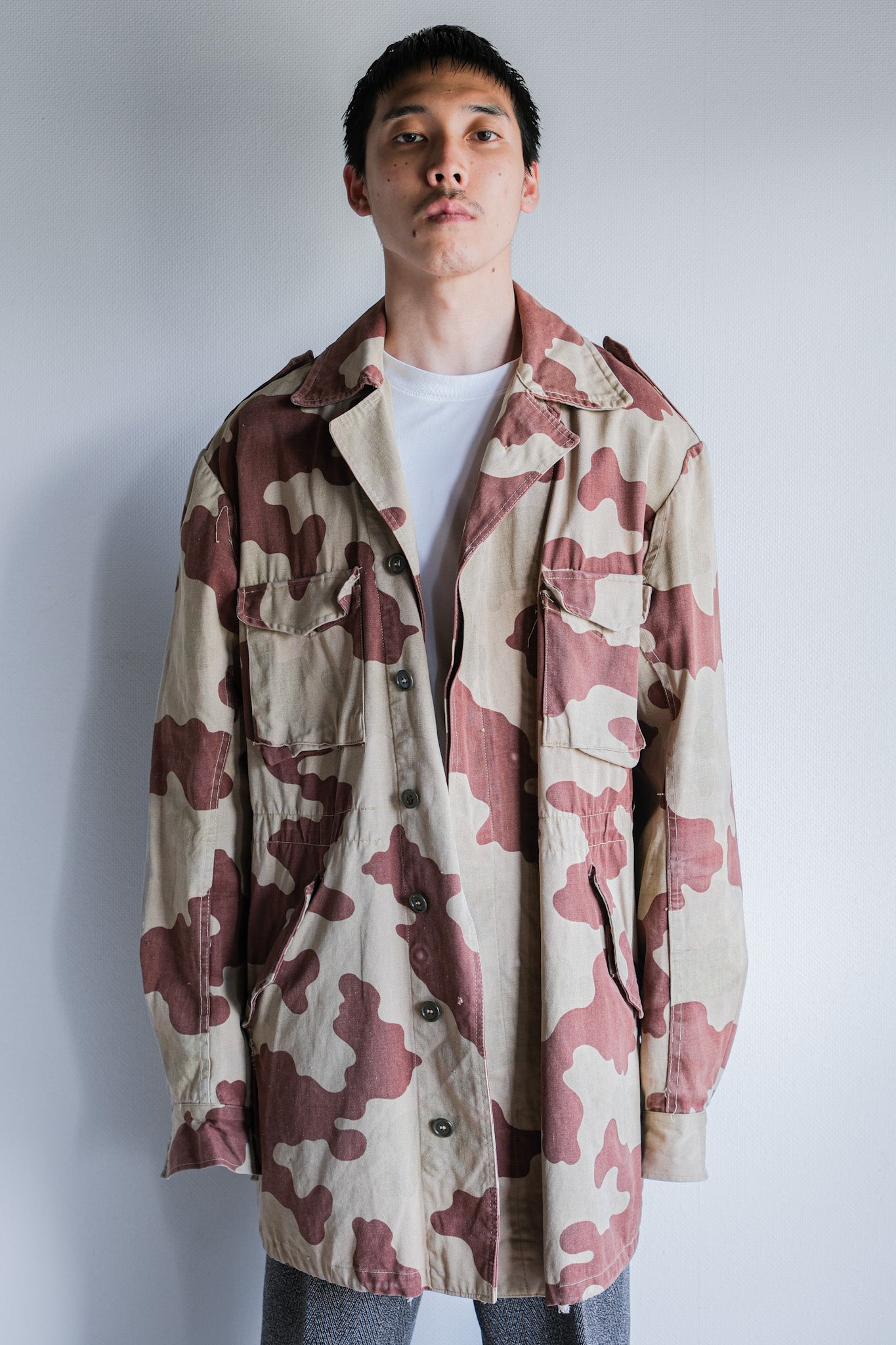 [~ 40's] WWⅡ National Republican Army San Marco Camouflage Field Jacket "RSI"