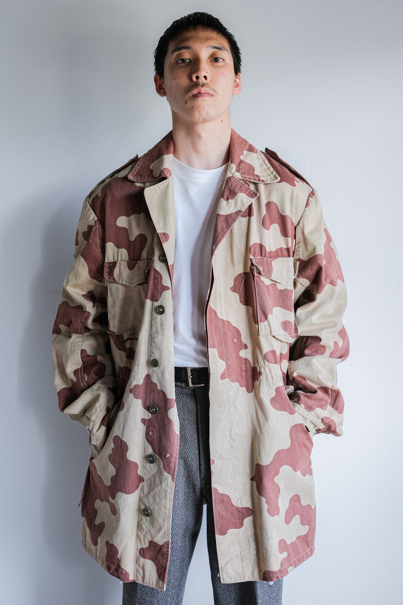 【~40's】WWⅡ National Republican Army San Marco Camouflage Field Jacket "RSI"