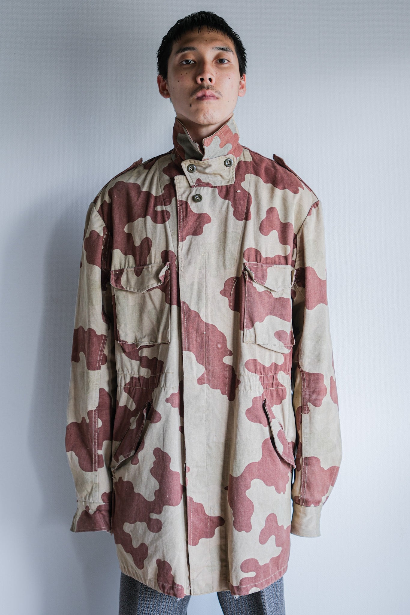 [~ 40's] WWⅡ National Republican Army San Marco Camouflage Field Jacket "RSI"