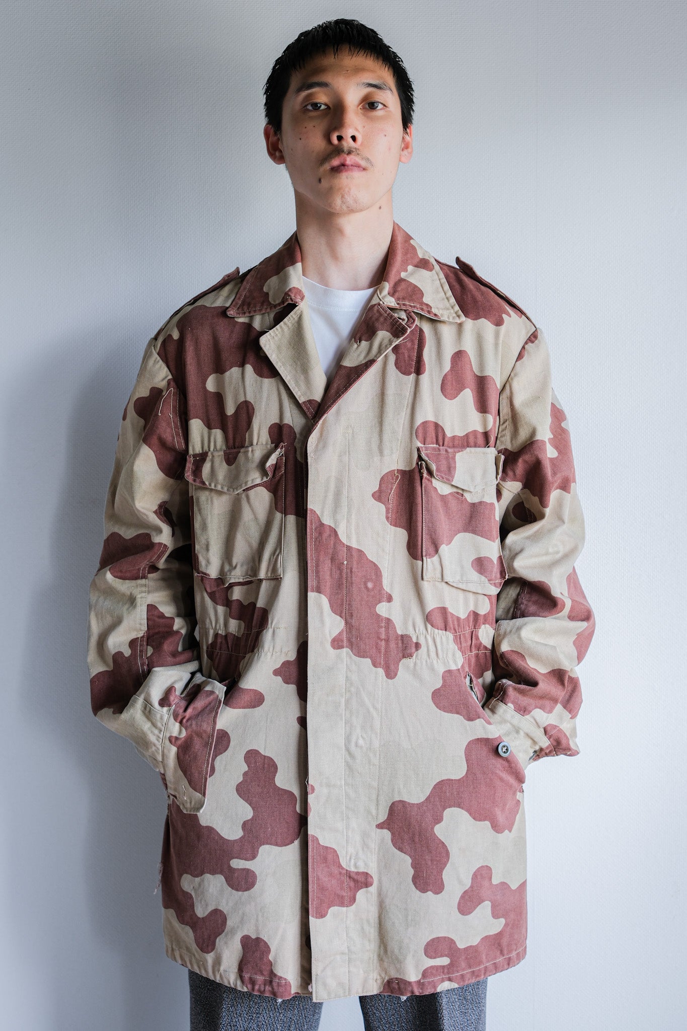 [~ 40's] WWⅡ National Republican Army San Marco Camouflage Field Jacket "RSI"