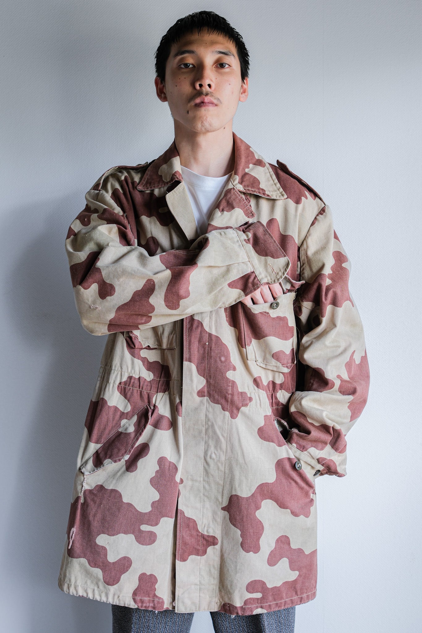 [~ 40's] WWⅡ National Republican Army San Marco Camouflage Field Jacket "RSI"