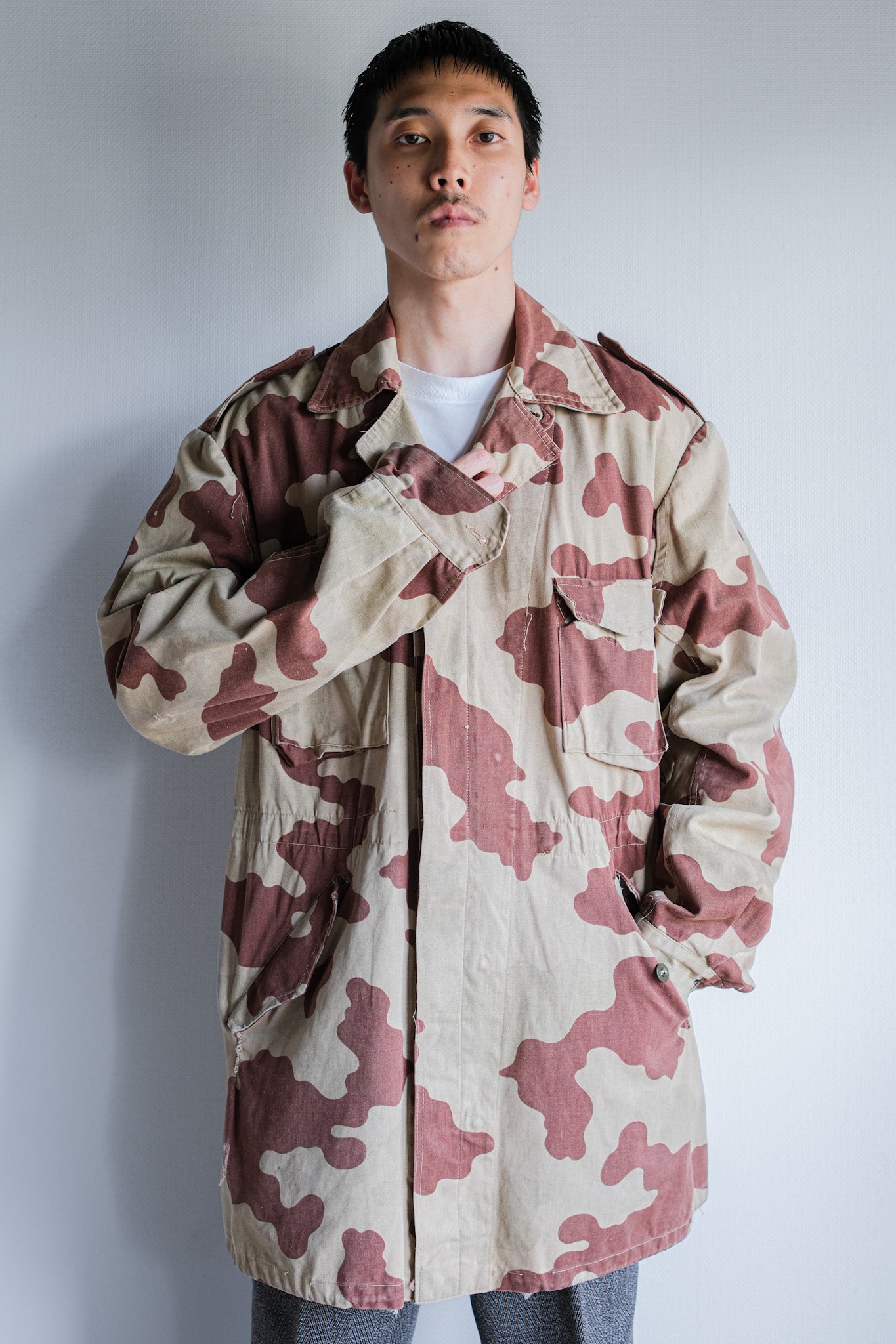 [~ 40's] WWⅡ National Republican Army San Marco Camouflage Field Jacket "RSI"