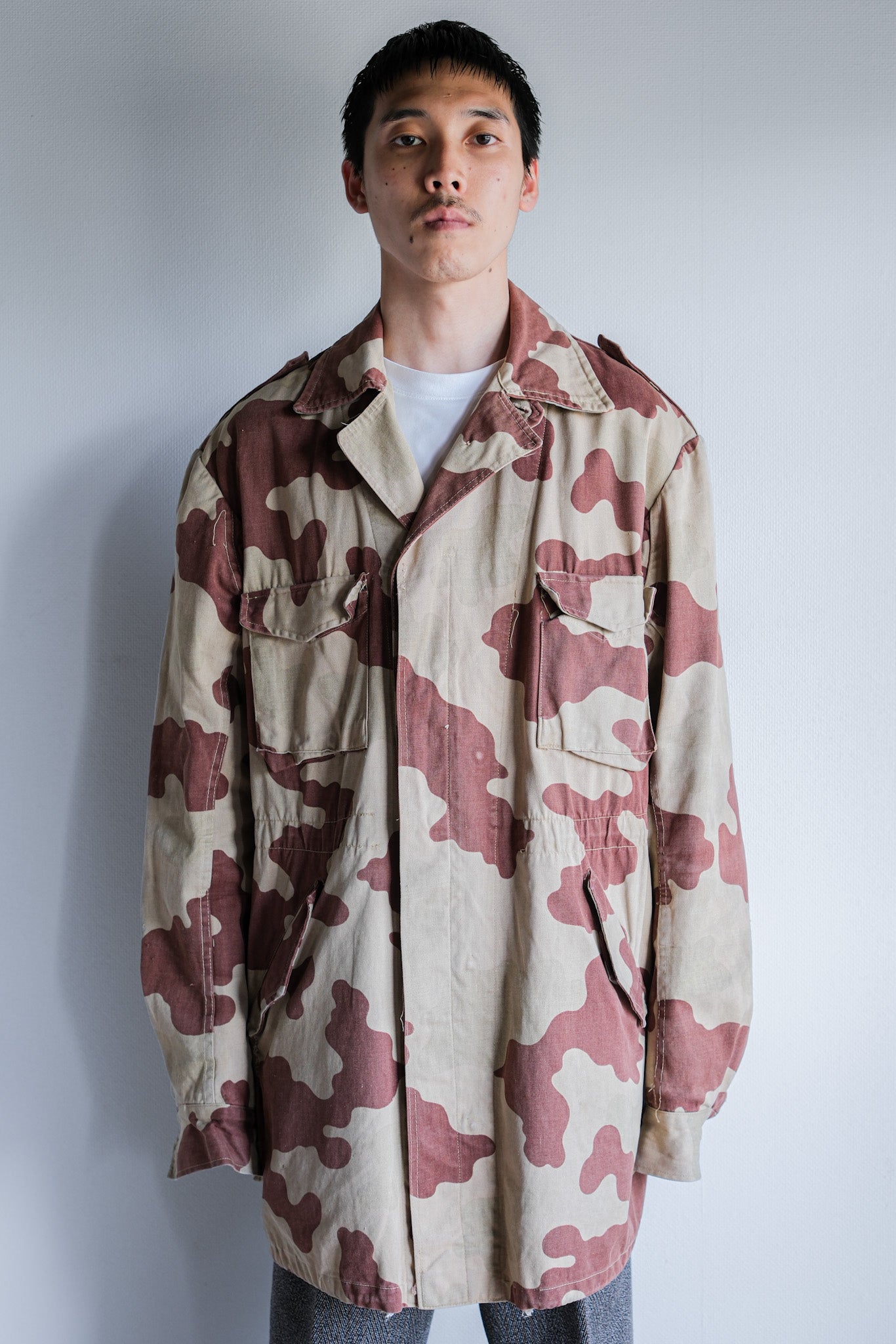 [~ 40's] WWⅡ National Republican Army San Marco Camouflage Field Jacket "RSI"