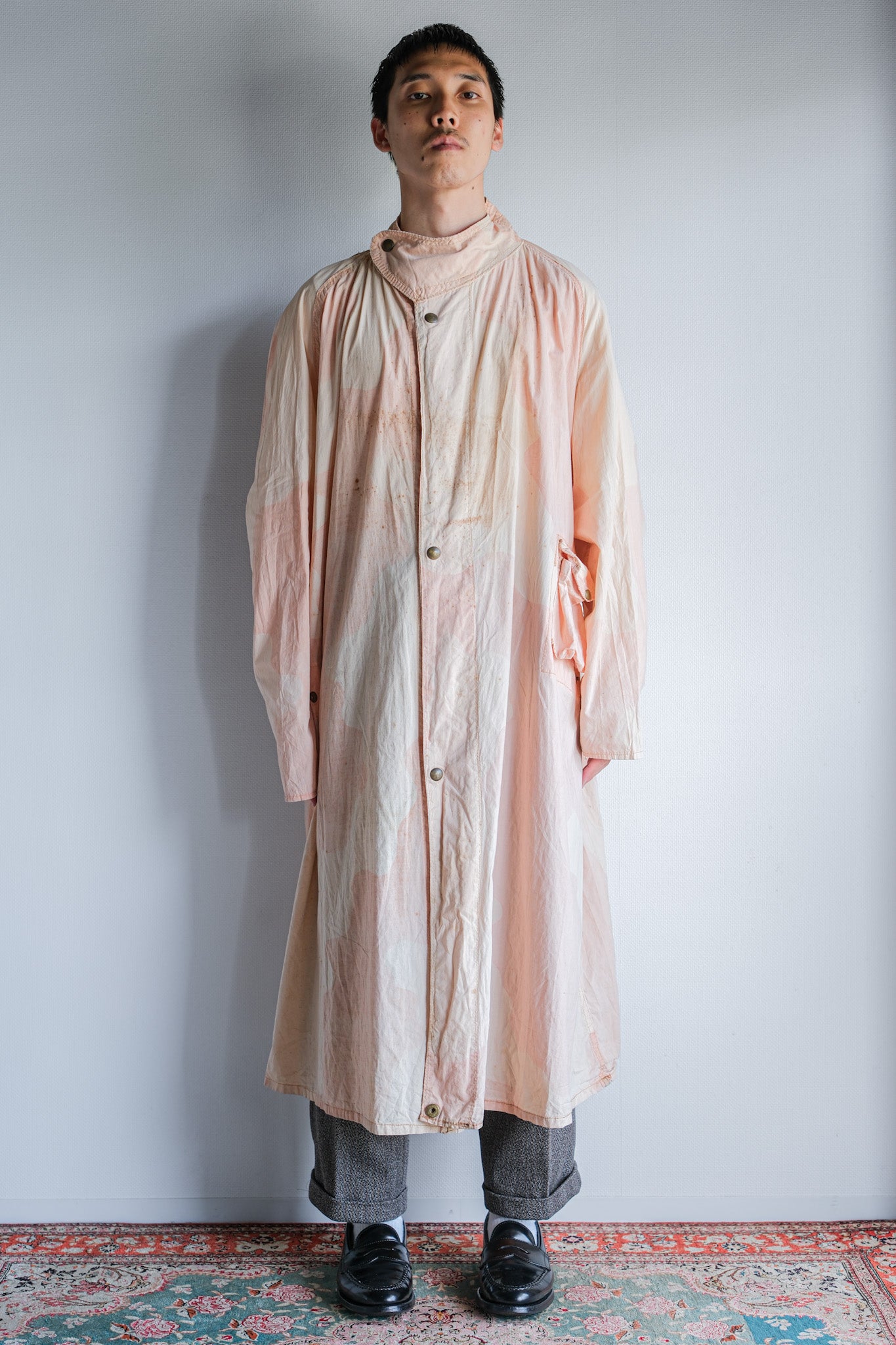 ［~40's］WWⅡ British Army Pink Camouflage Anti Gas Cape