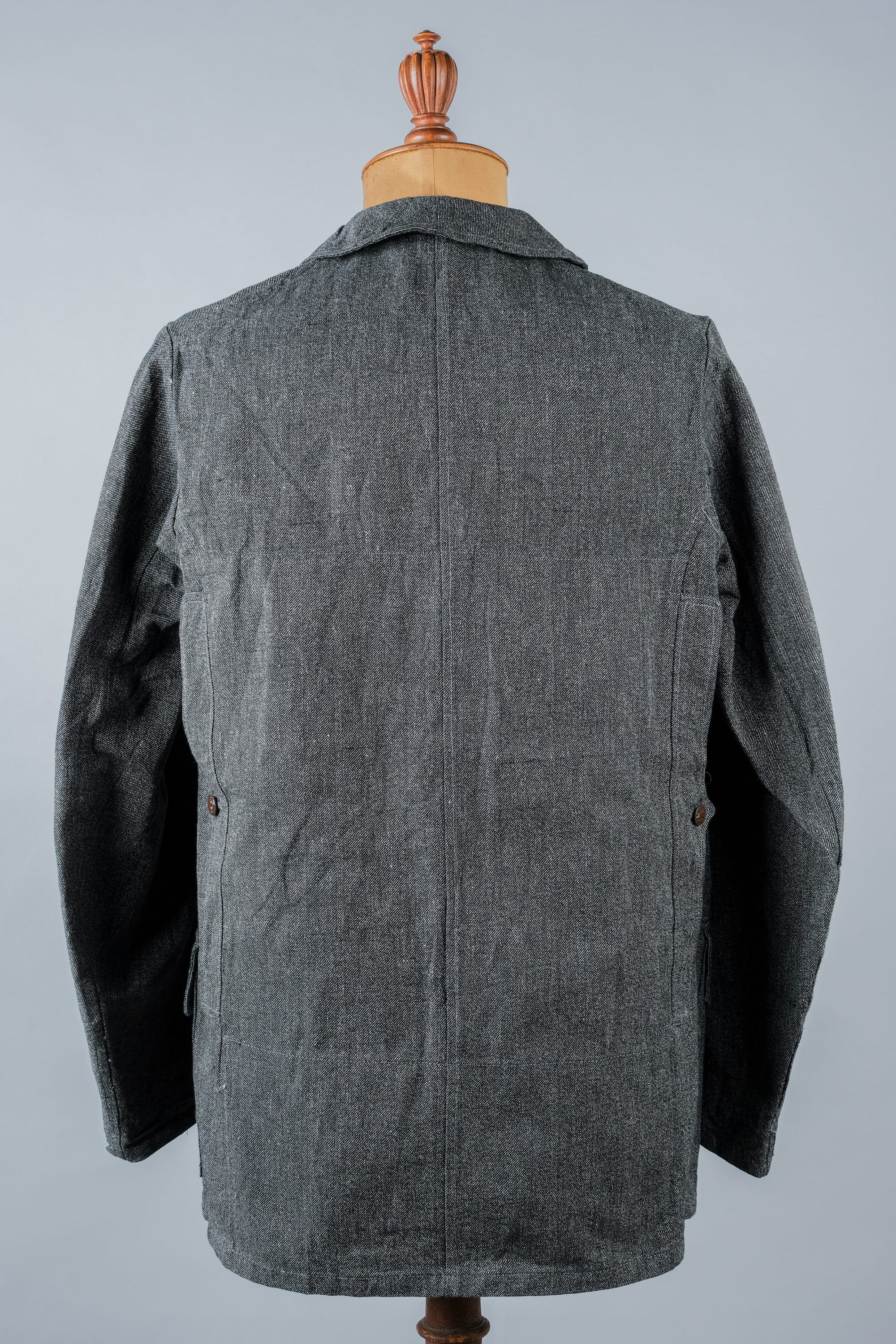 ［~30’s］French Vintage Salt & Pepper Cotton Twill Hunting Jacket