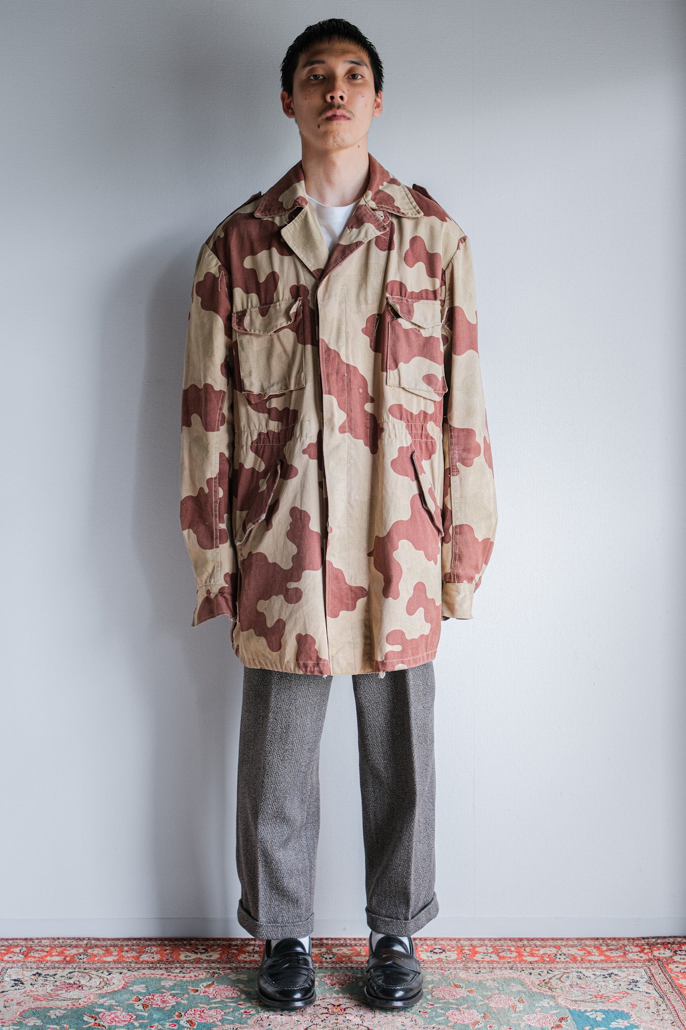 [~ 40's] WWⅱ National Republican Army San Marco Camouflage Jacket "RSI"