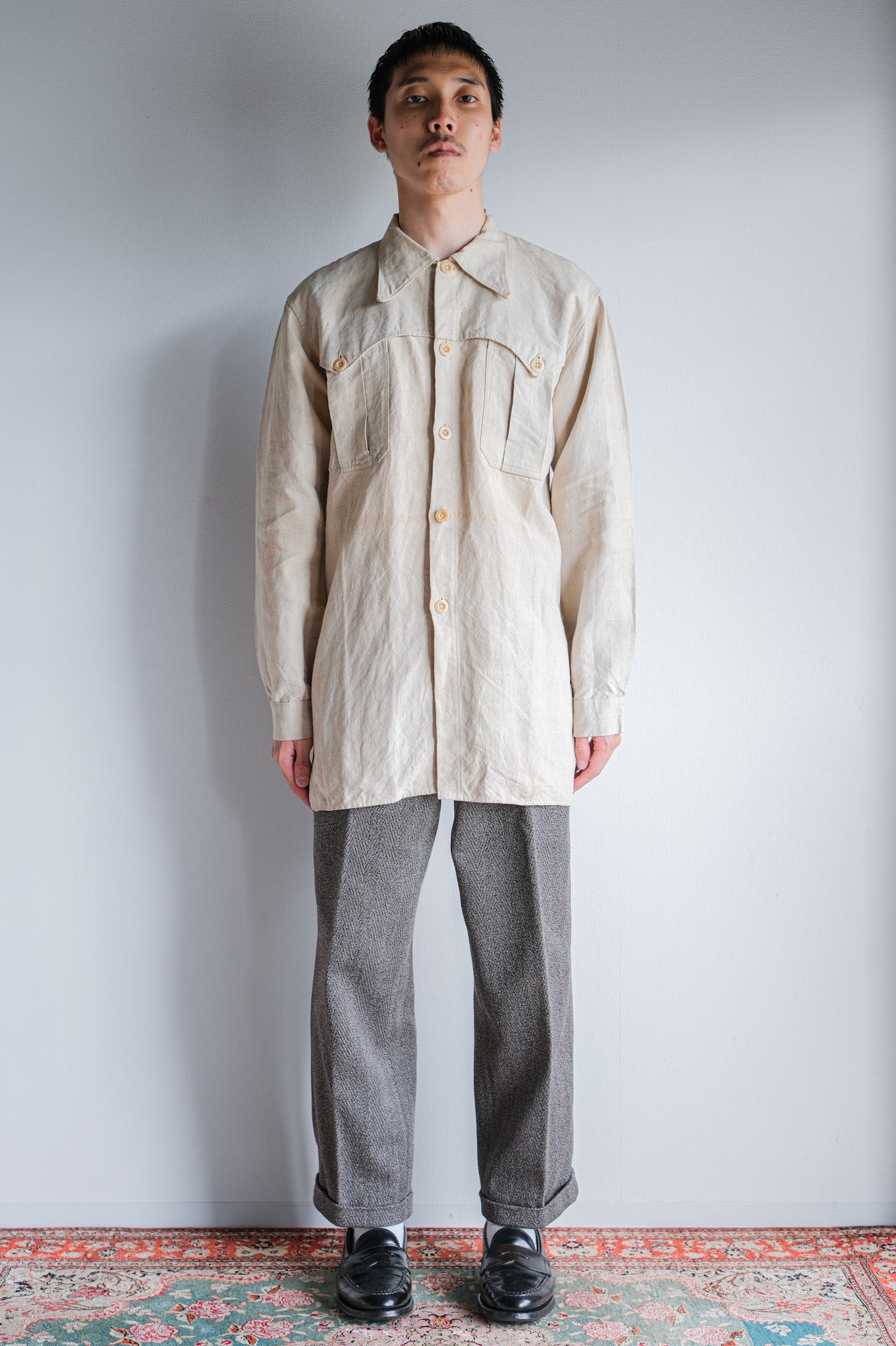 [~ 40's] WWⅡ Spanish Army Linen Jacket