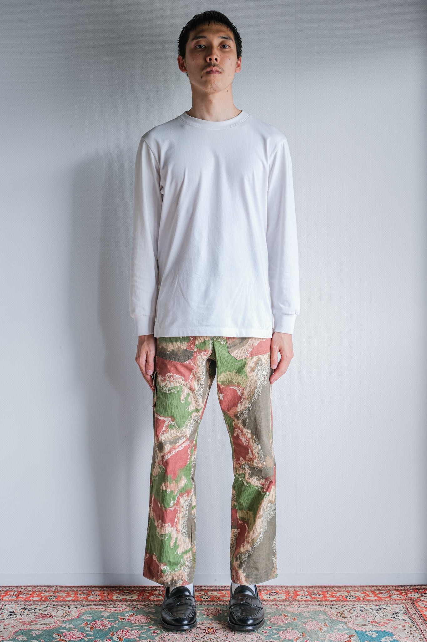 ［~60's］Czechoslovakian Army Sumpfmuster Pattern Camouflage Trousers "Localmade"