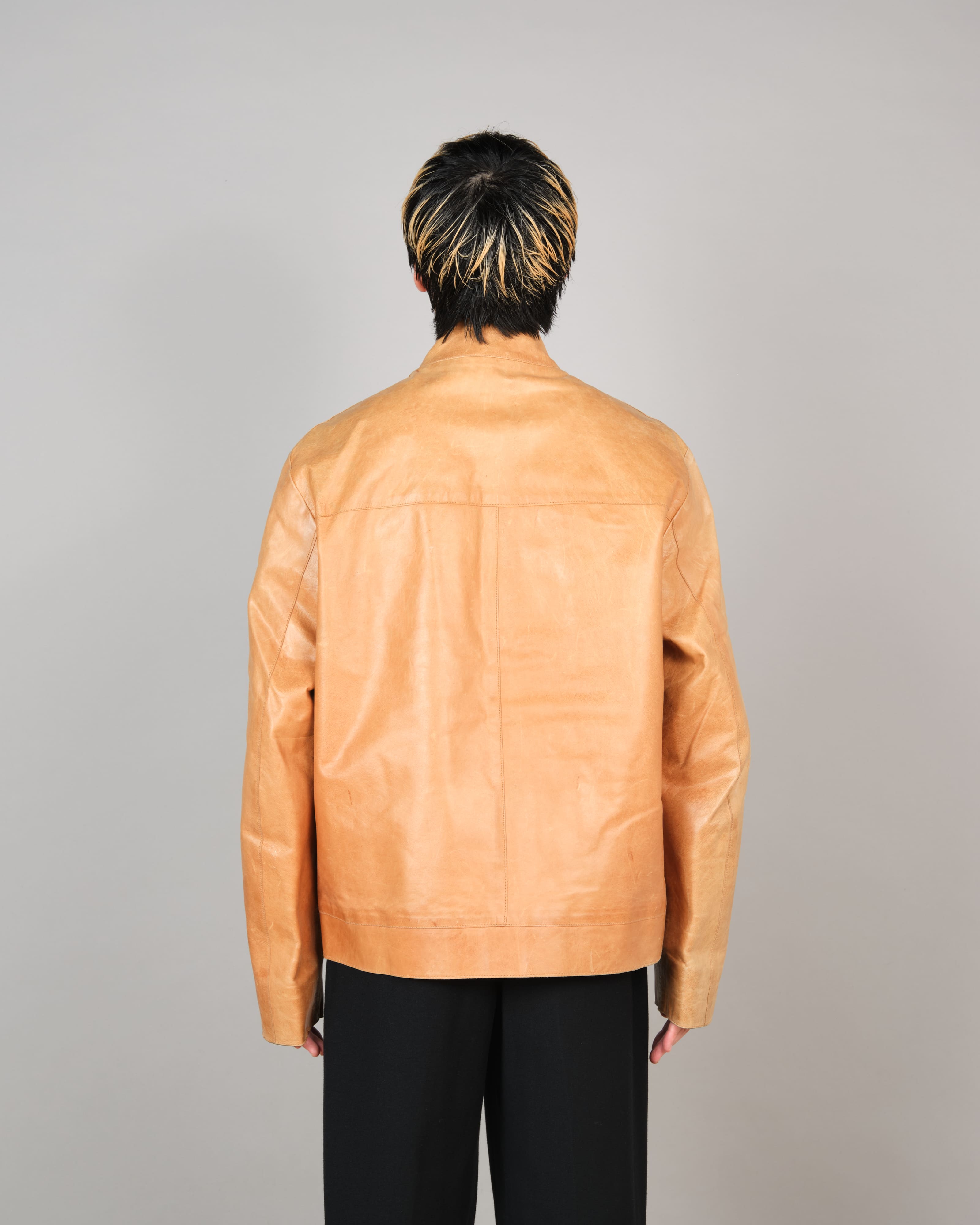 [~ 90's] vieille veste en cuir de mûrie.42