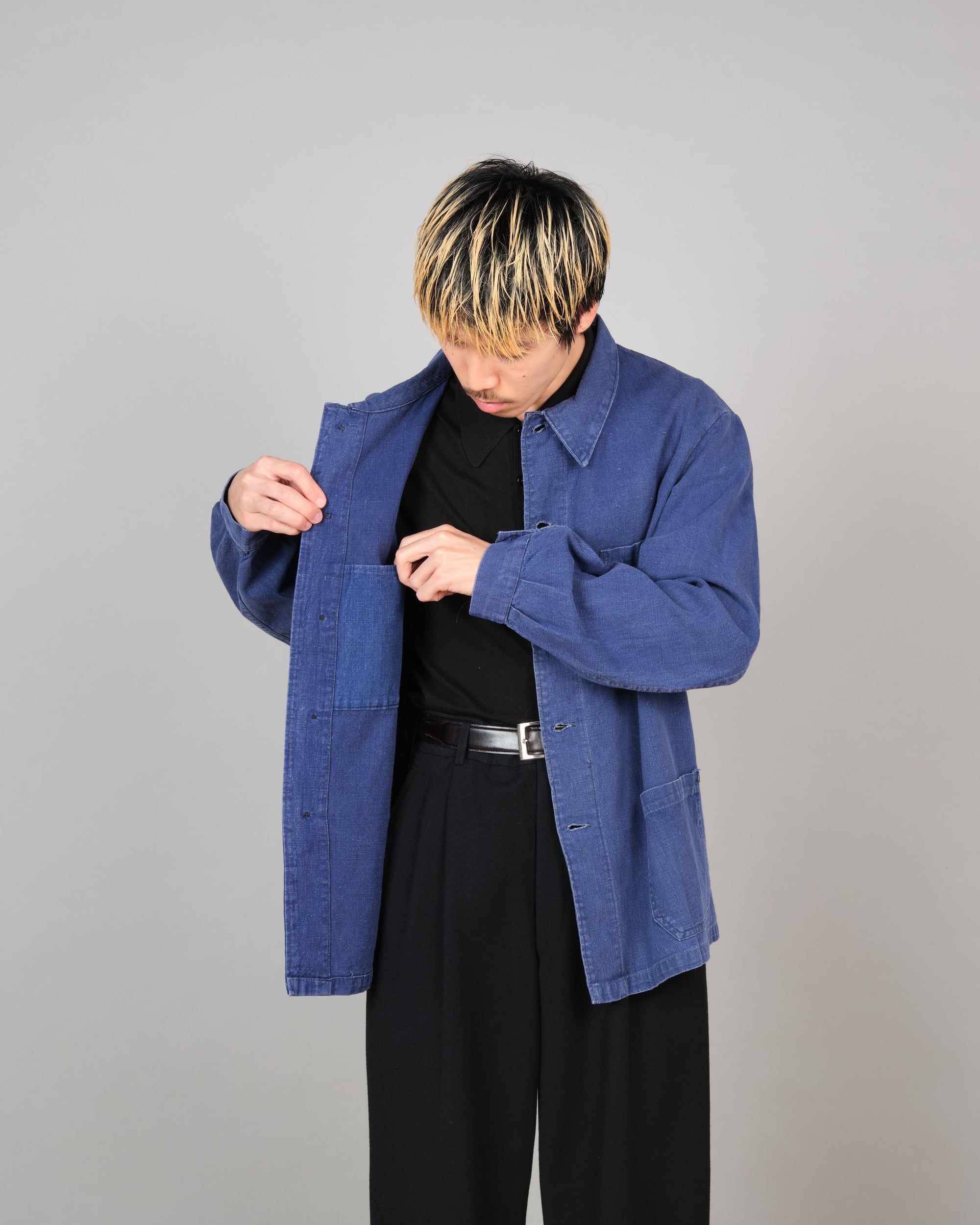 ［~50’s］French Vintage Deep Blue Metis Work Jacket
