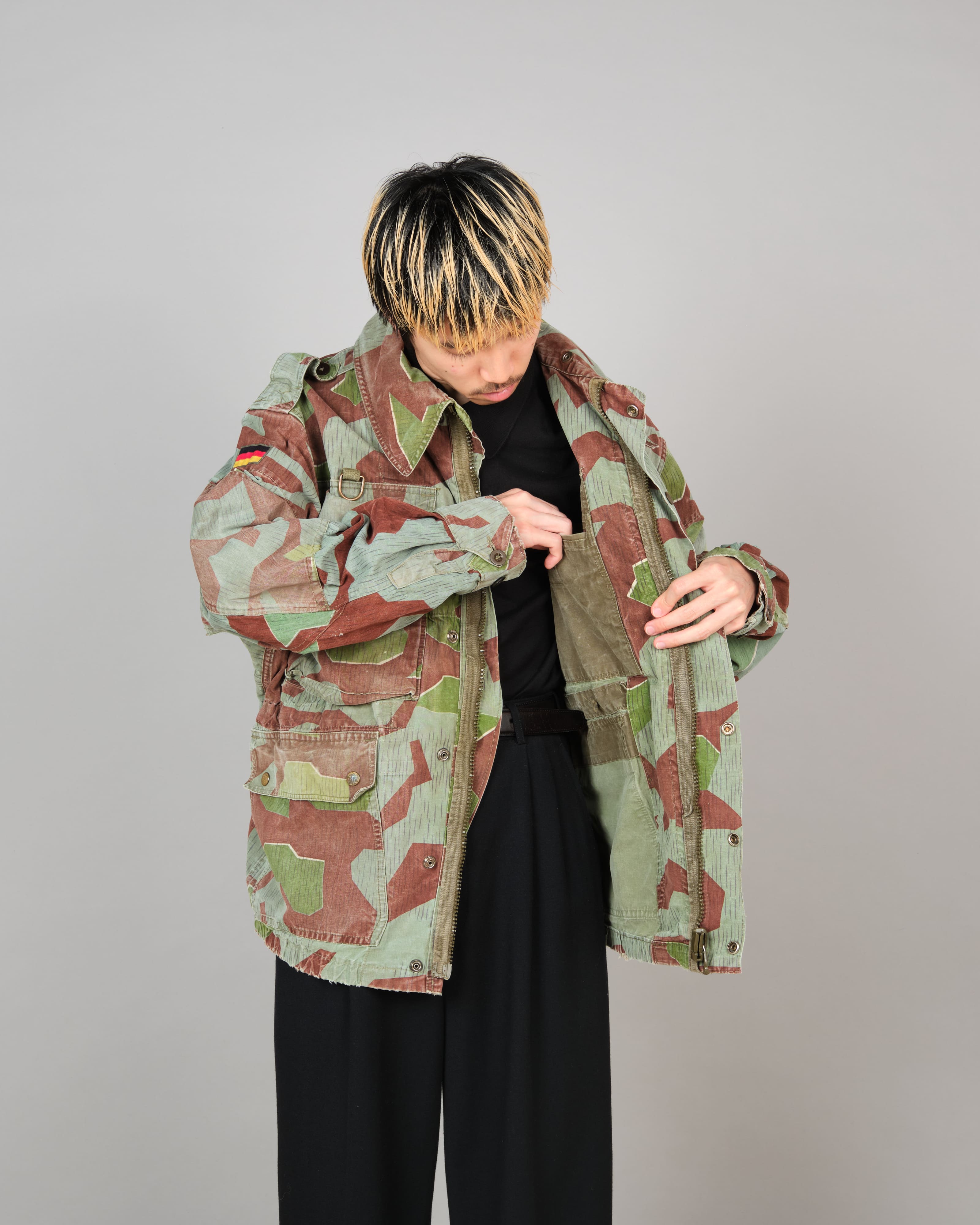 [~50's] German Army Splinter Camouflage Paratrooper Jacket "Bundeswehr"