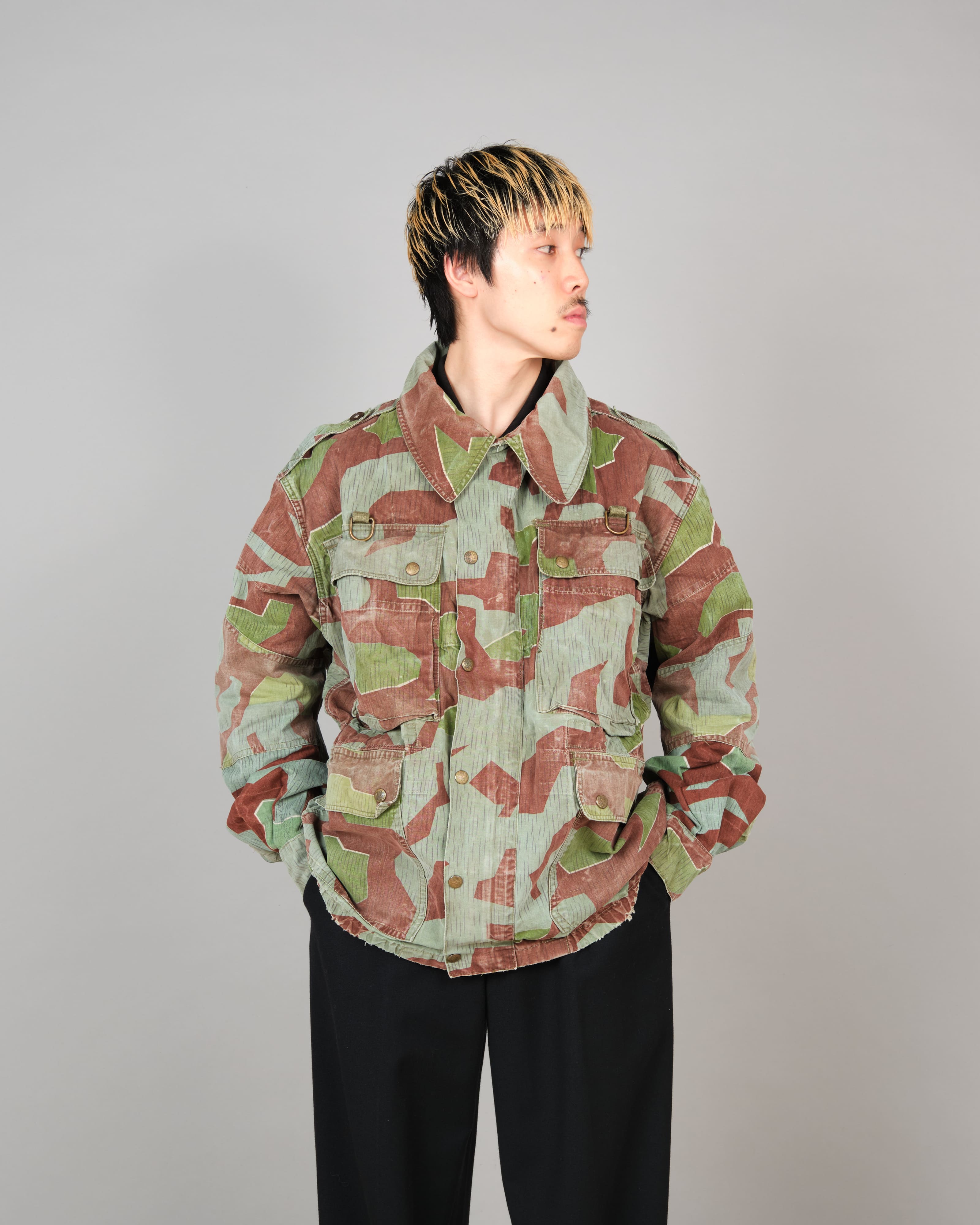 [~50's] German Army Splinter Camouflage Paratrooper Jacket "Bundeswehr"