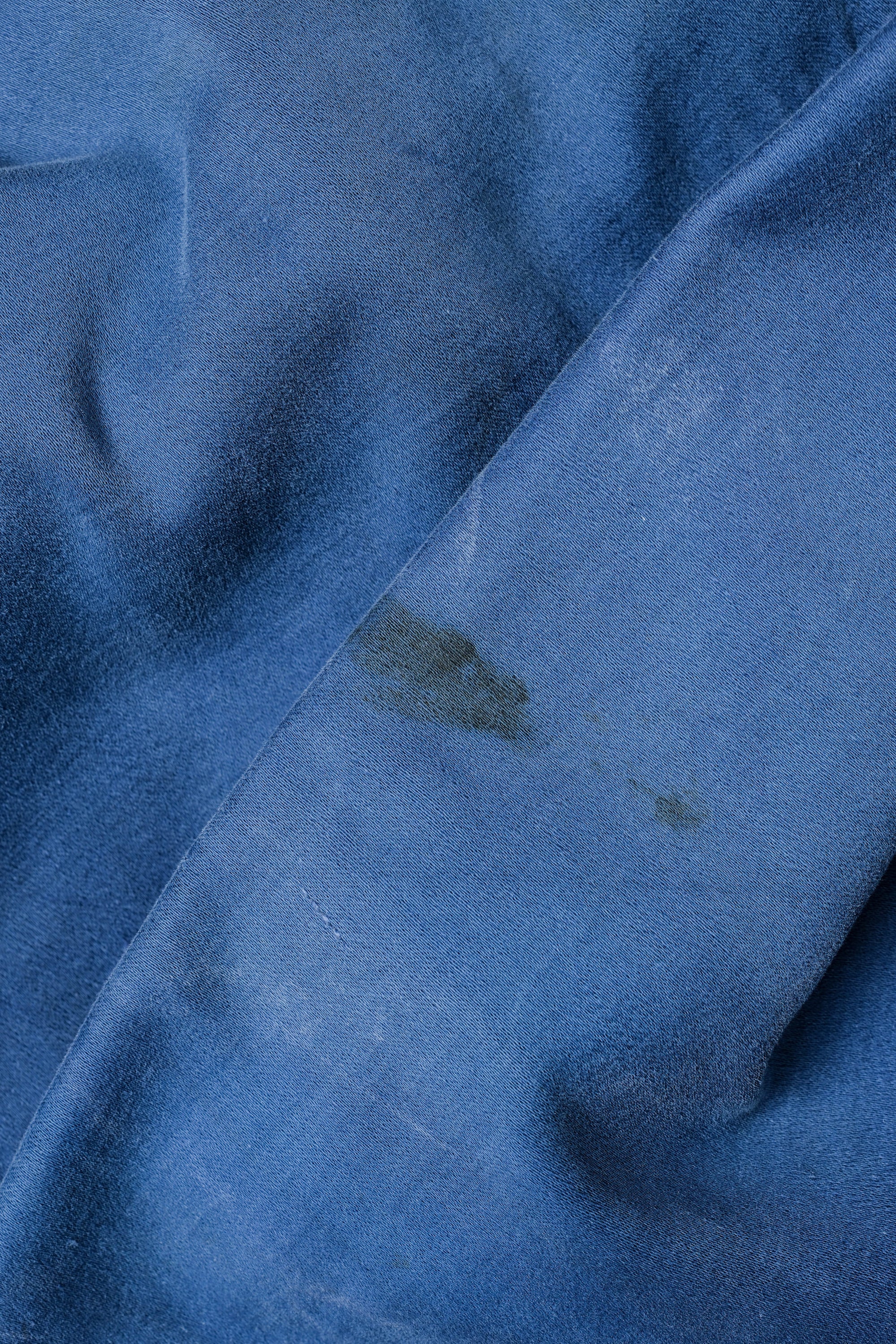 ［~50’s］French Vintage Blue Moleskin Work Jacket "Le Mont St. Michel"