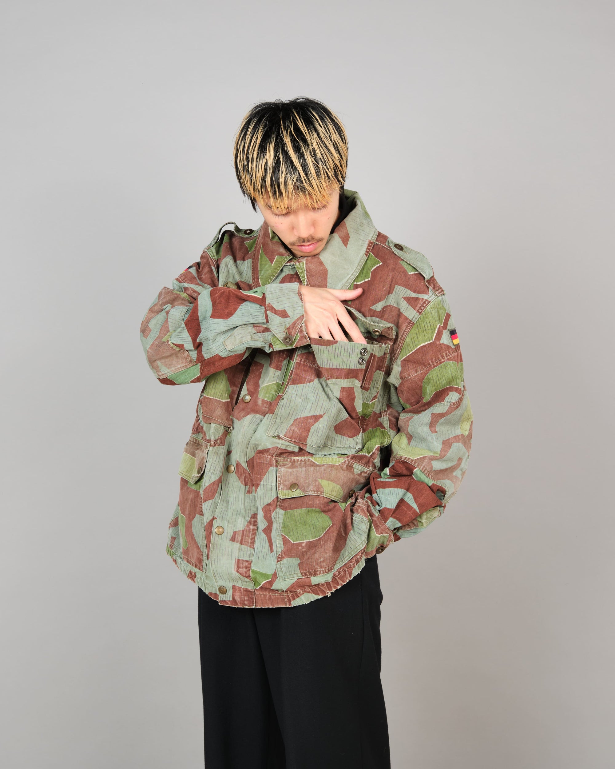［~50’s］German Army Splinter Camouflage Paratrooper Jacket "Bundeswehr"