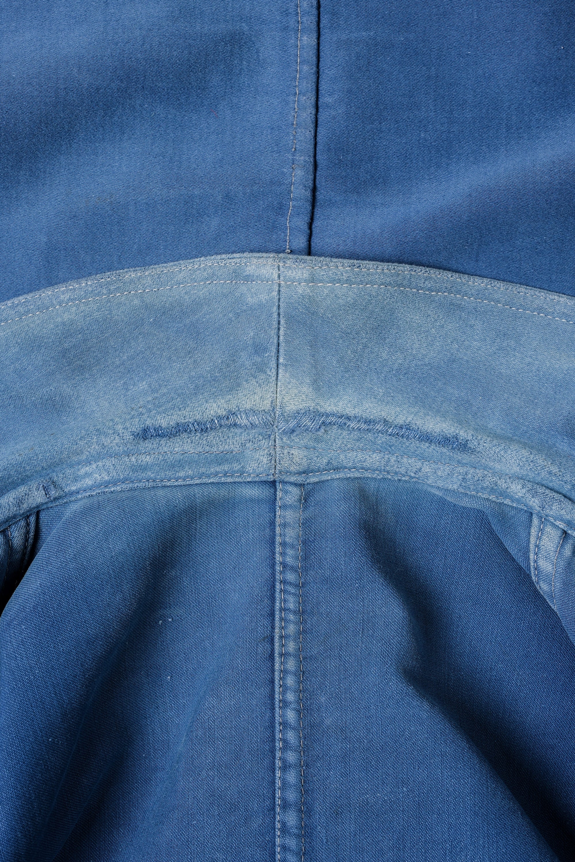 ［~50’s］French Vintage Blue Moleskin Work Jacket "Le Mont St. Michel"