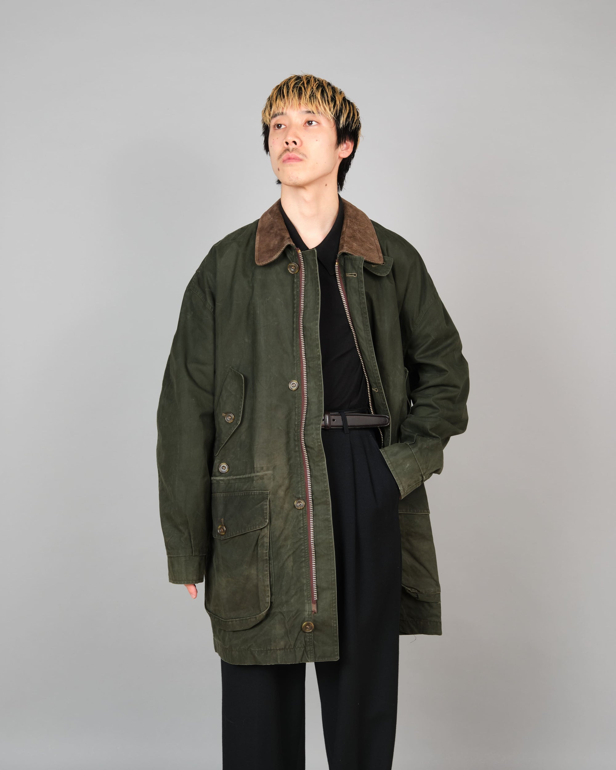 ［~90's］Vintage Barbour Ventile Jacket "ENDURANCE" 3 Crest Size.44