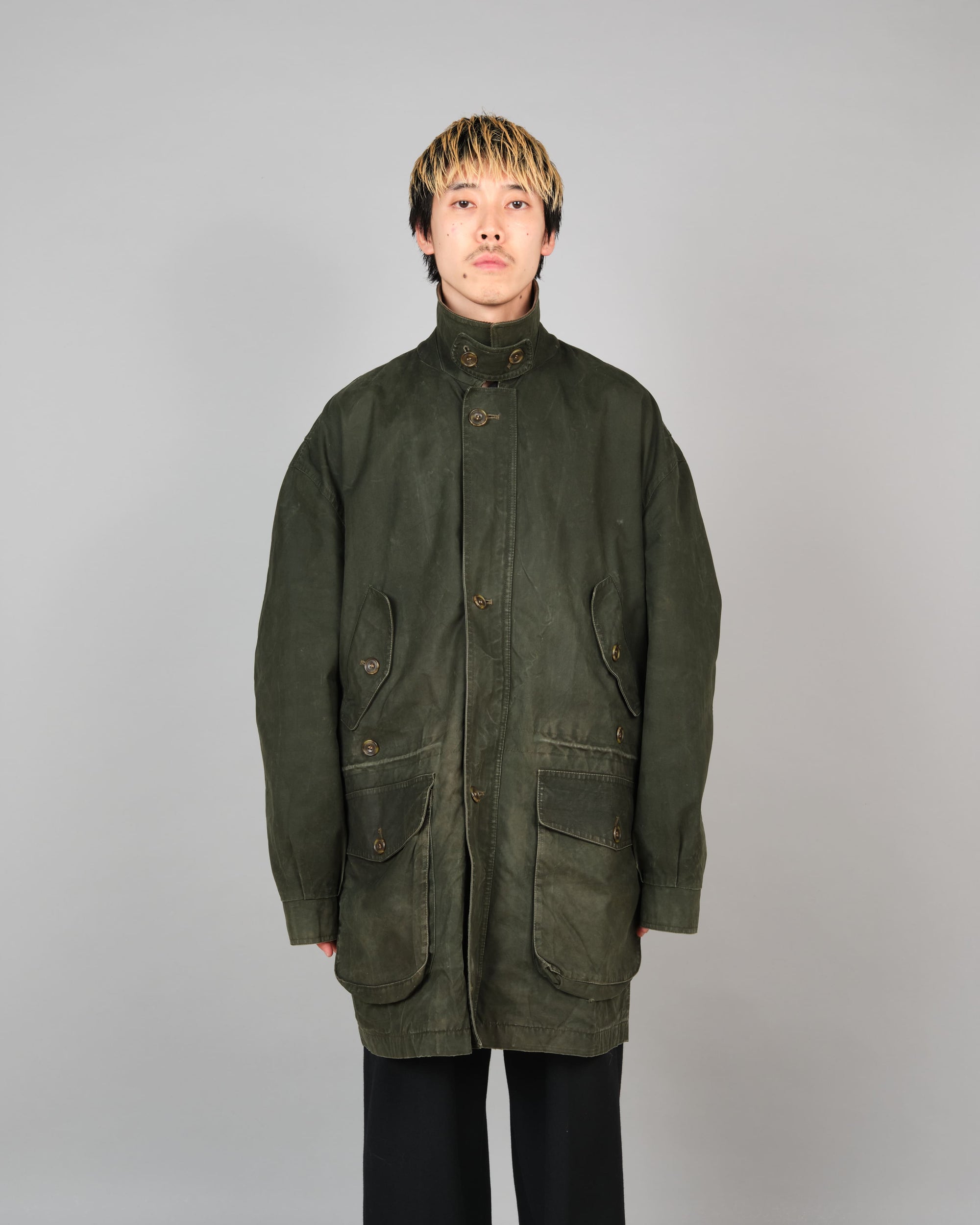 ［~90's］Vintage Barbour Ventile Jacket "ENDURANCE" 3 Crest Size.44