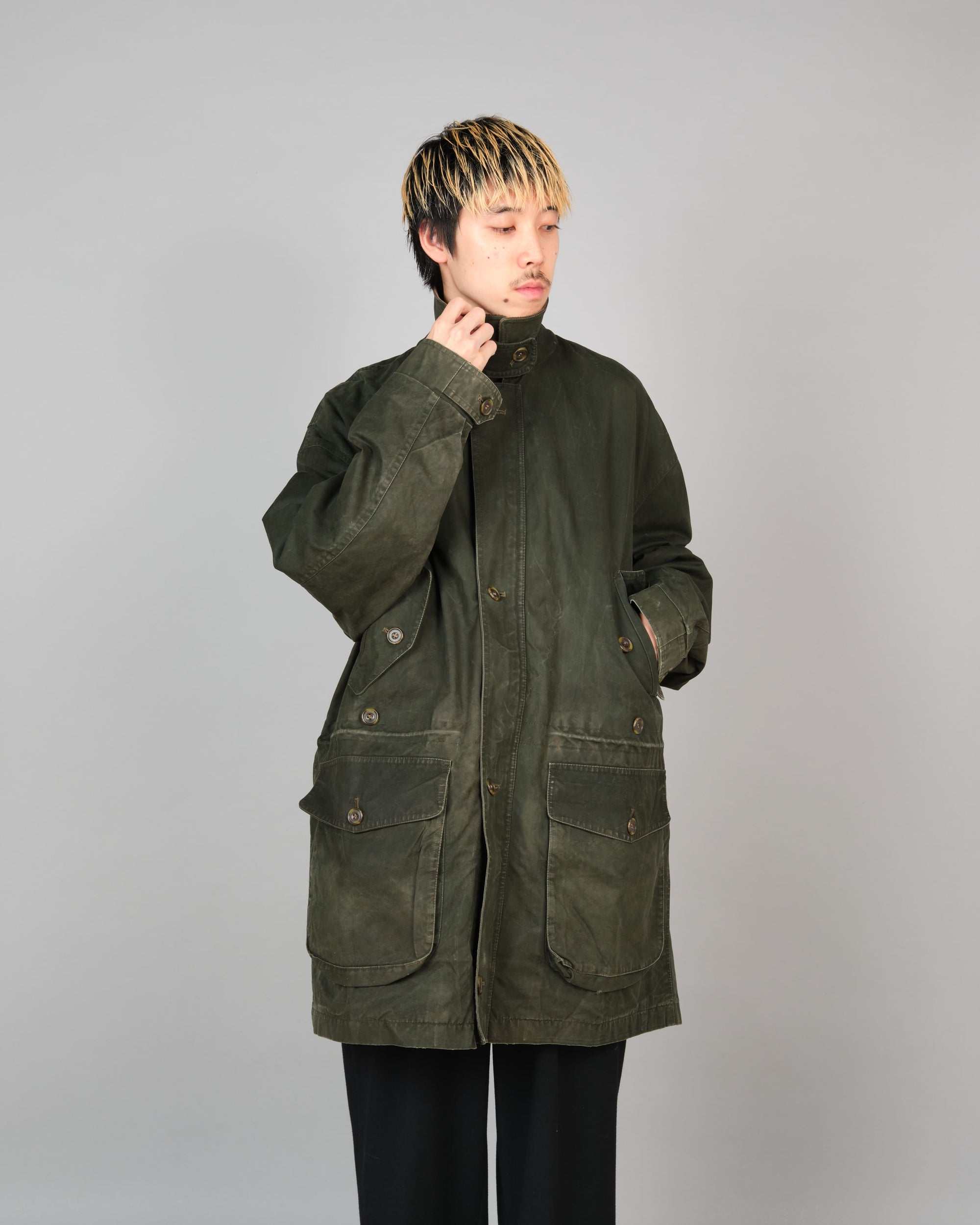 ［~90's］Vintage Barbour Ventile Jacket "ENDURANCE" 3 Crest Size.44