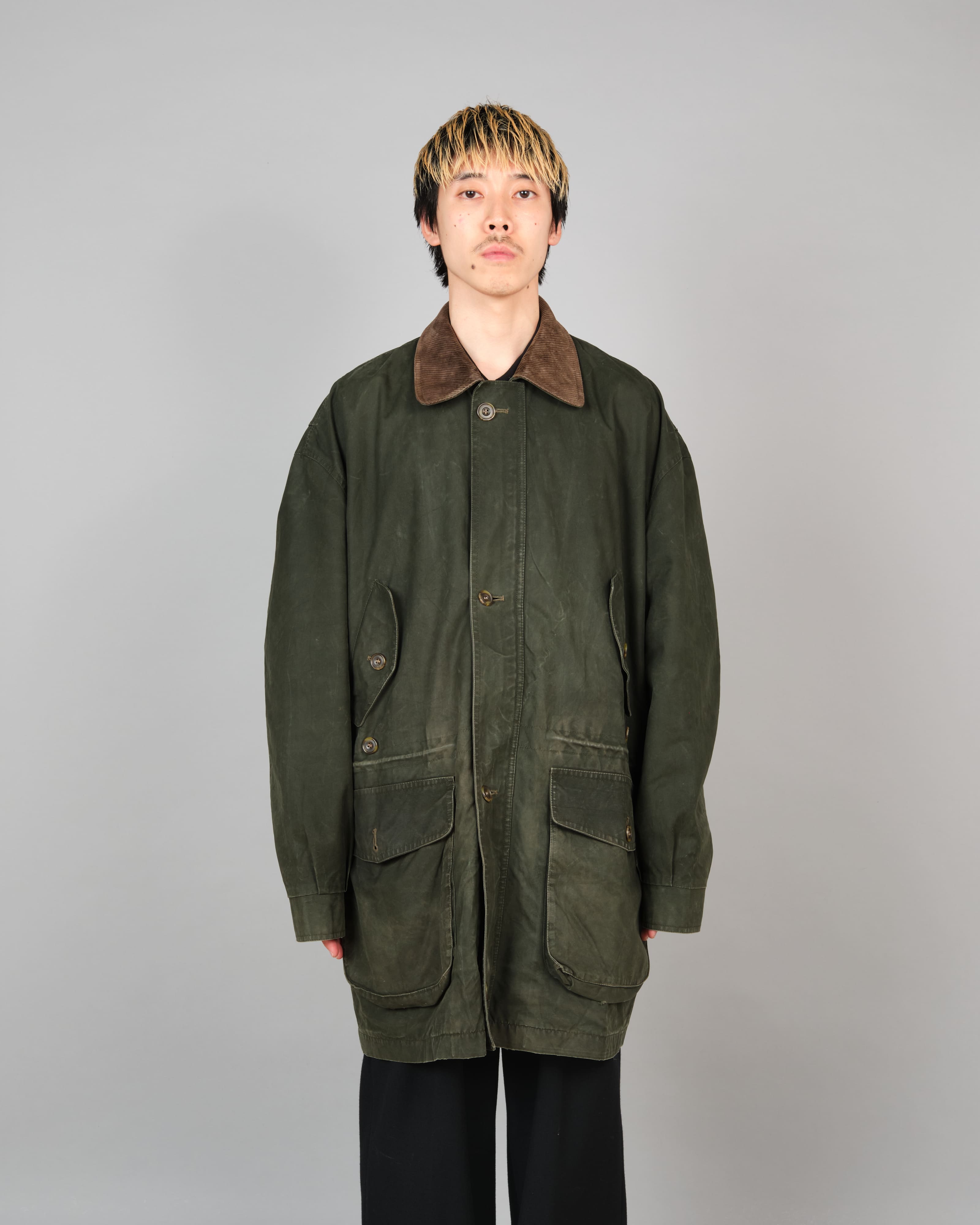 【~90's】Vintage Barbour Ventile Jacket "ENDURANCE" 3 Crest Size.44