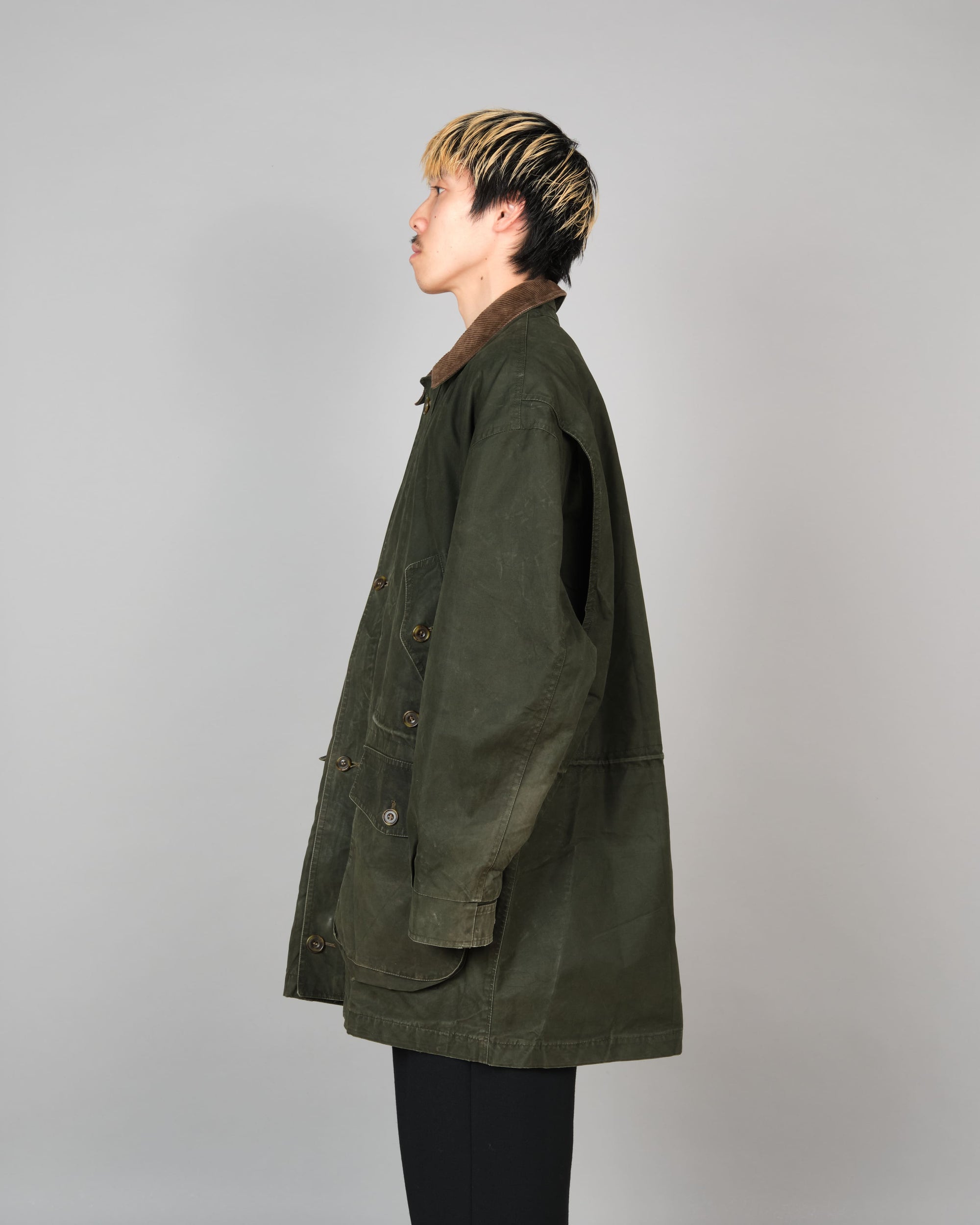 ［~90's］Vintage Barbour Ventile Jacket "ENDURANCE" 3 Crest Size.44
