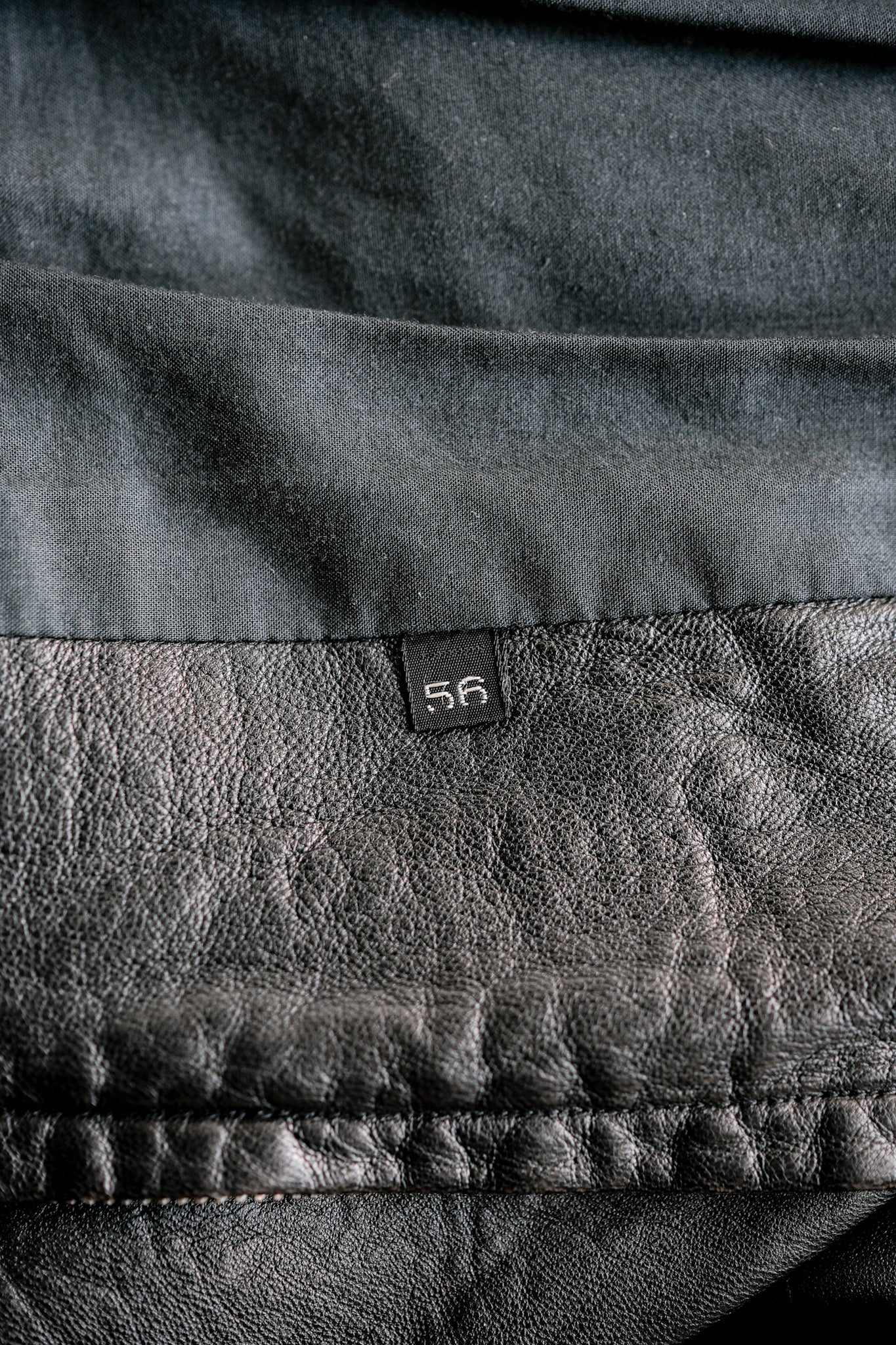 [〜80年代]舊的Seraphin Lamb皮革襯衫大小。56