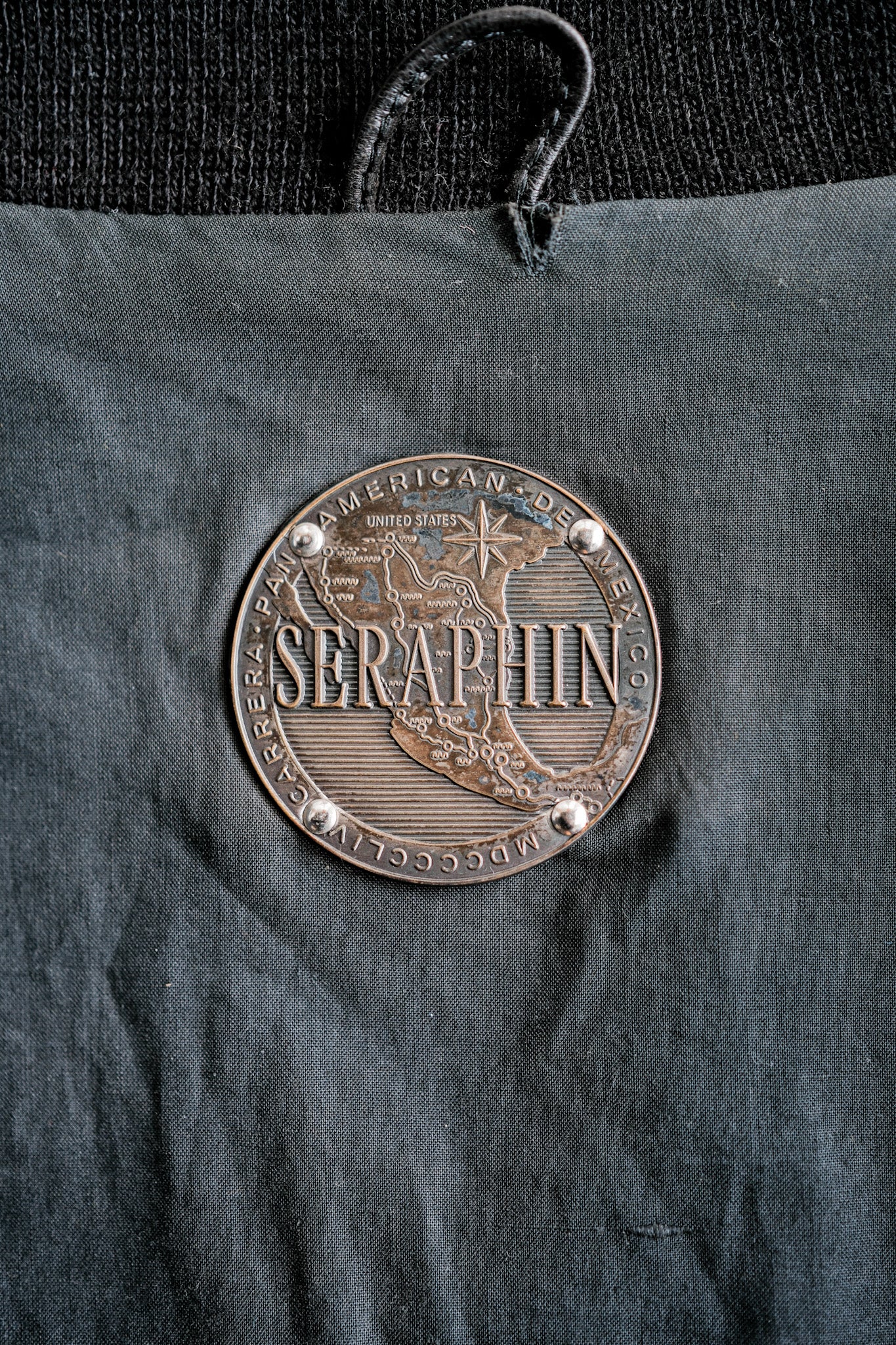 [〜80年代]舊的Seraphin Lamb皮革襯衫大小。56
