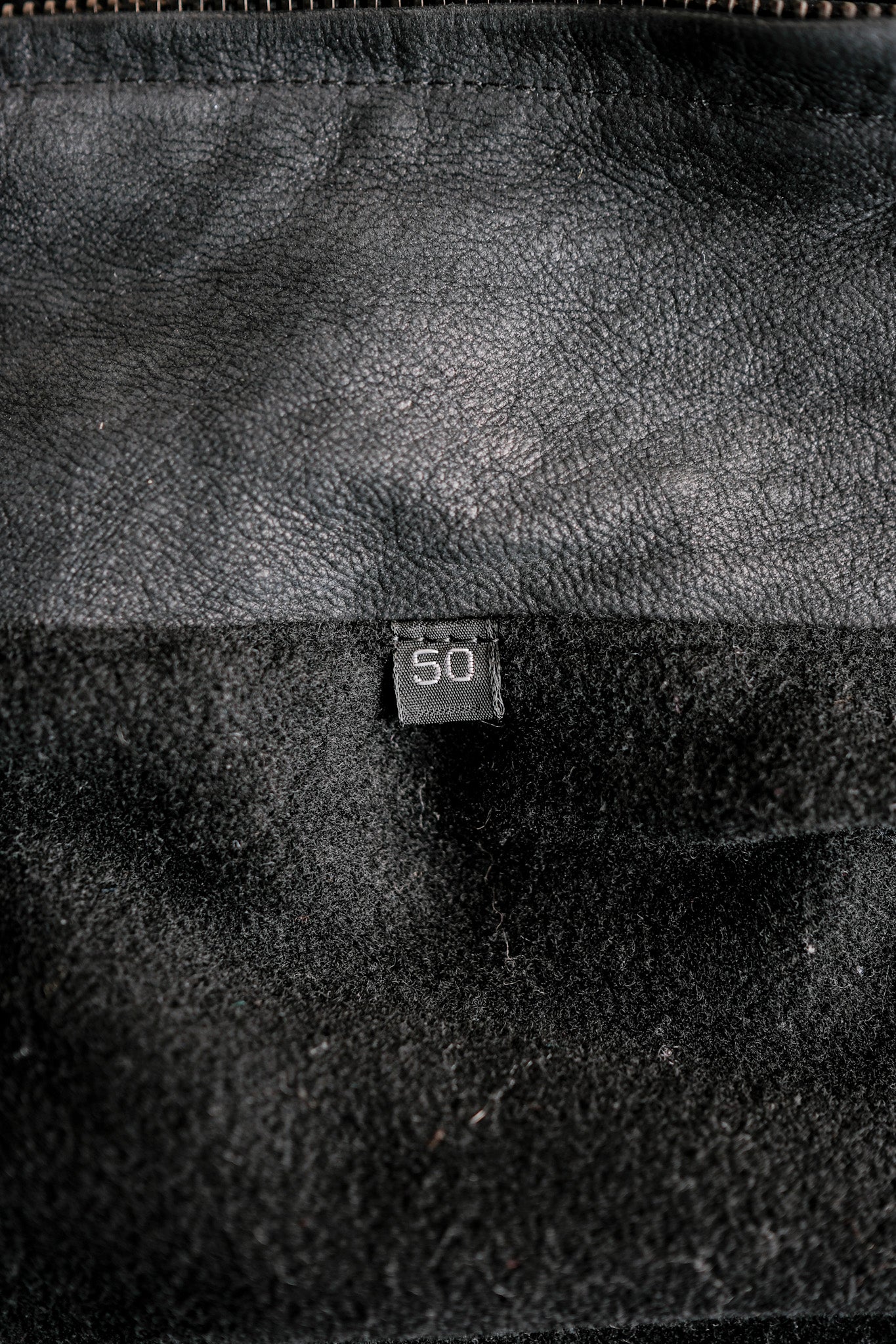 ［~80's］Old SERAPHIN Deerskin Leather Blouson With Chin Strap Size.50