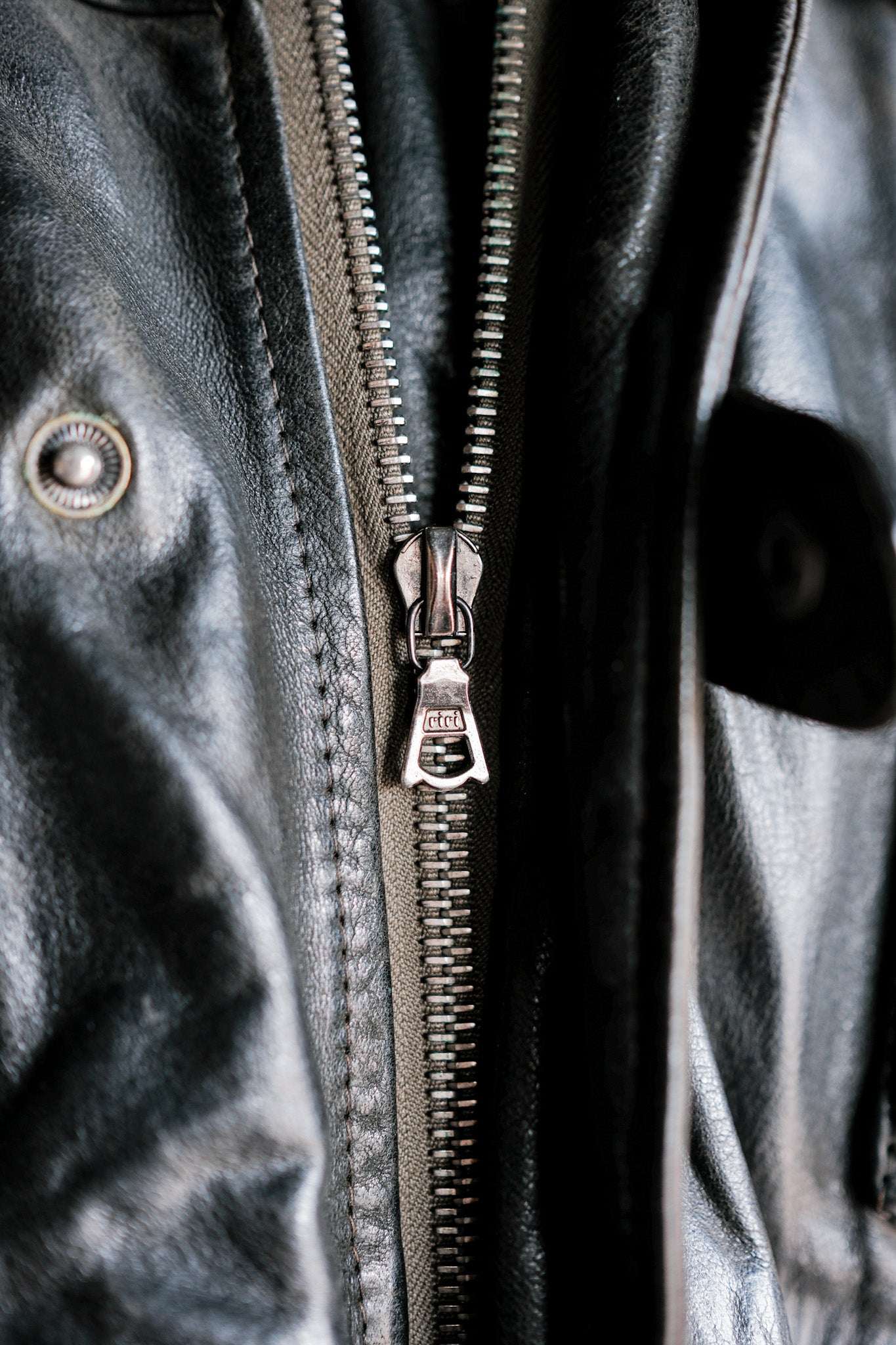 ［~90's］Old Renoma Paris Black Leather Detachable Sleeve Multi Pocket Jacket With Liner Size.XXL