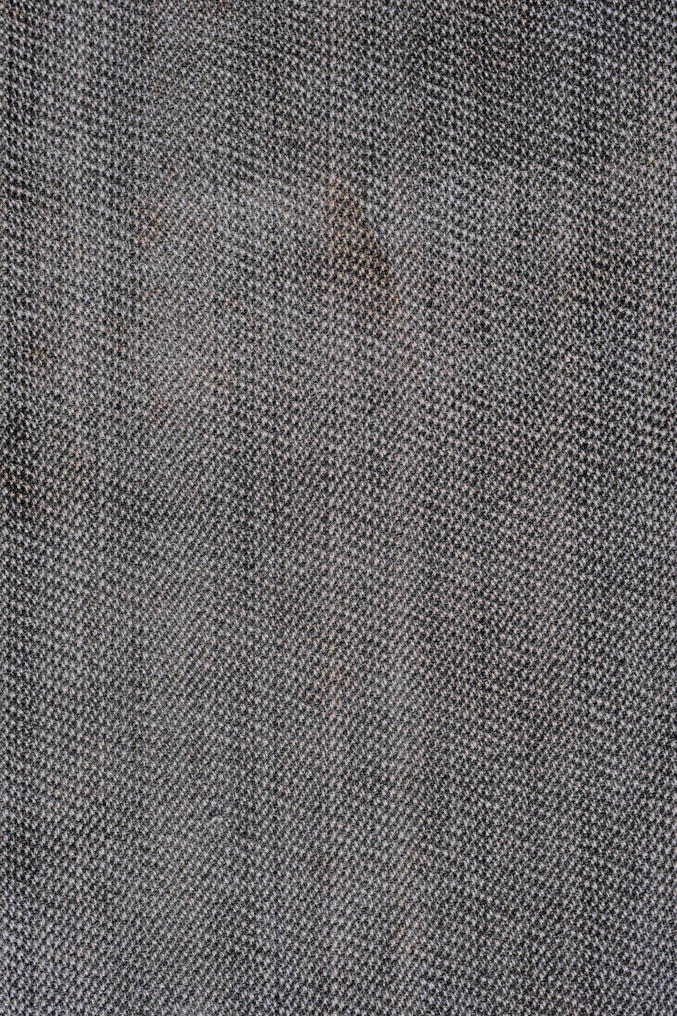 ［~10's］French Antique Salt & Pepper Cotton Twill Work Pants "Boro"