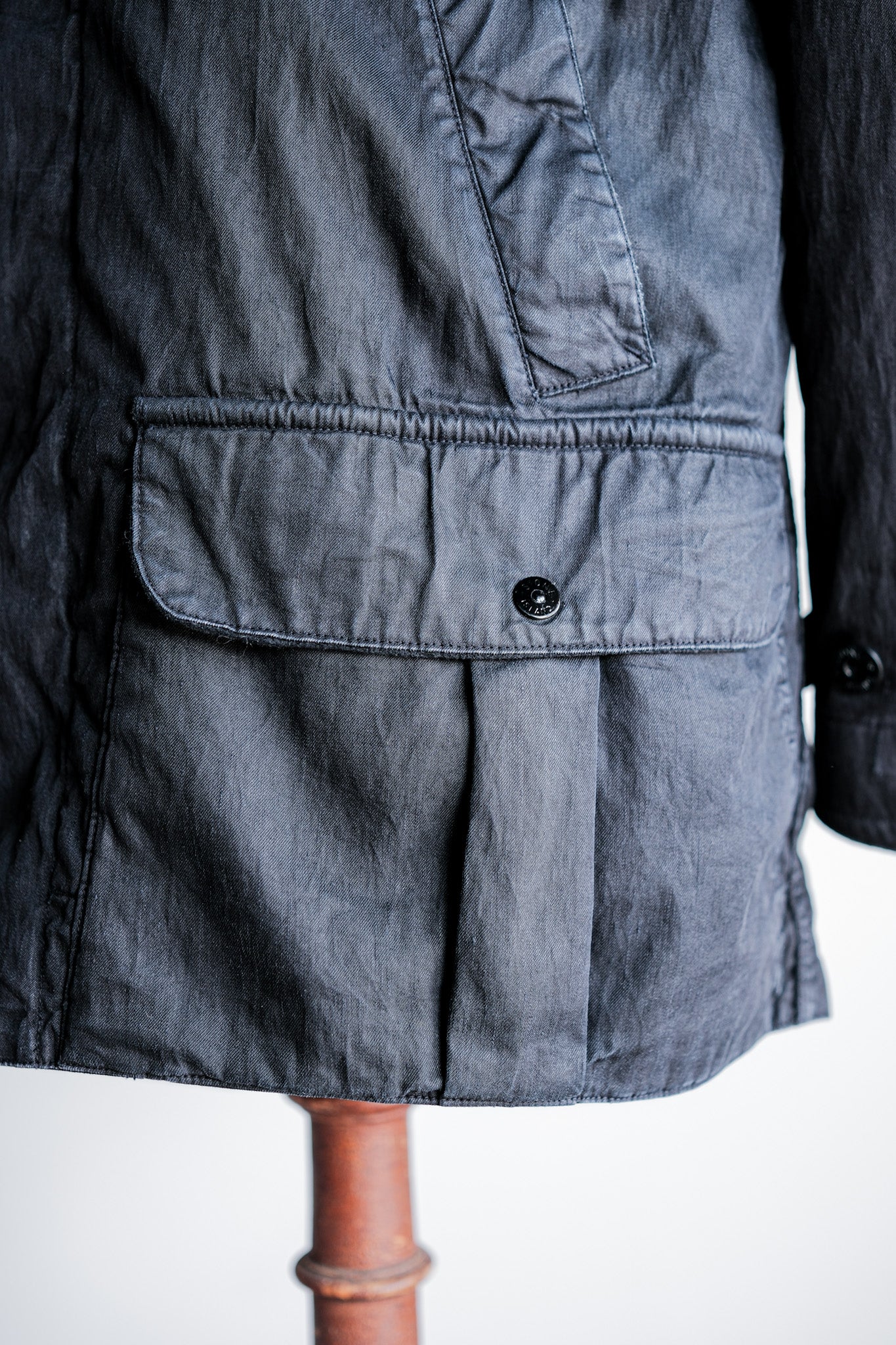 ［06AW］Old STONE ISLAND Garment Dyed Lino Flax Dutch Rope Jacket Size.M