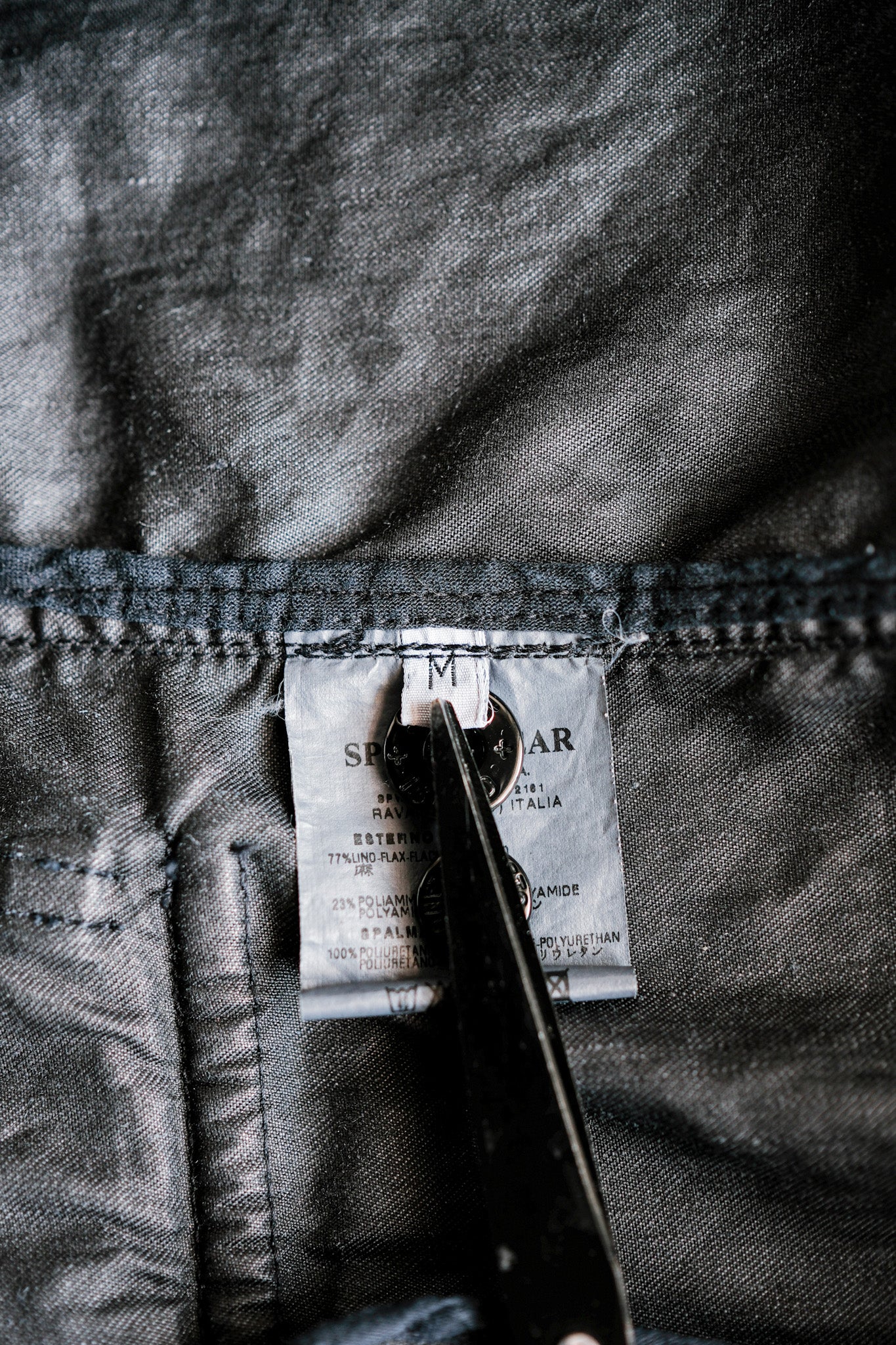 ［06AW］Old STONE ISLAND Garment Dyed Lino Flax Dutch Rope Jacket Size.M