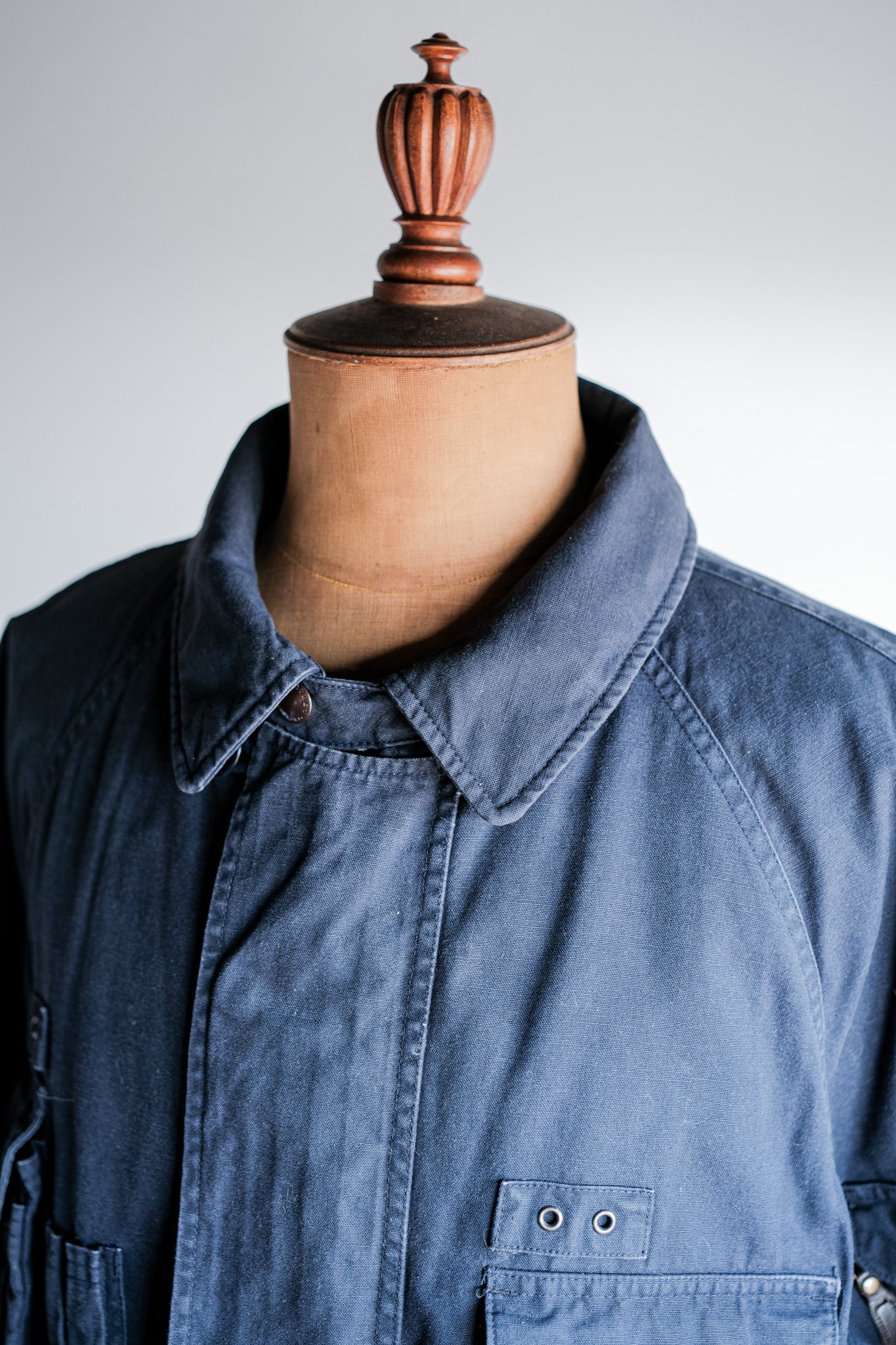 ［~00's］Old Polo Ralph Lauren Multi Pocket Cotton Blouson With Chin Strap Size.XL