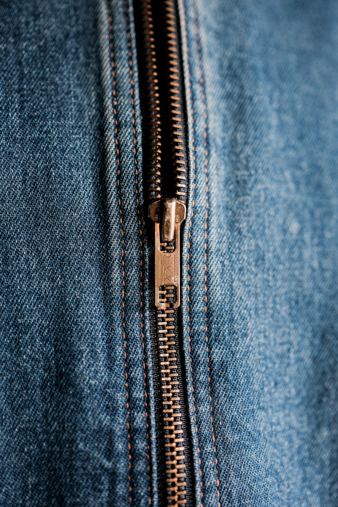 ［~80's］Old EMPORIO ARMANI Denim Bomber Jacket Size.50