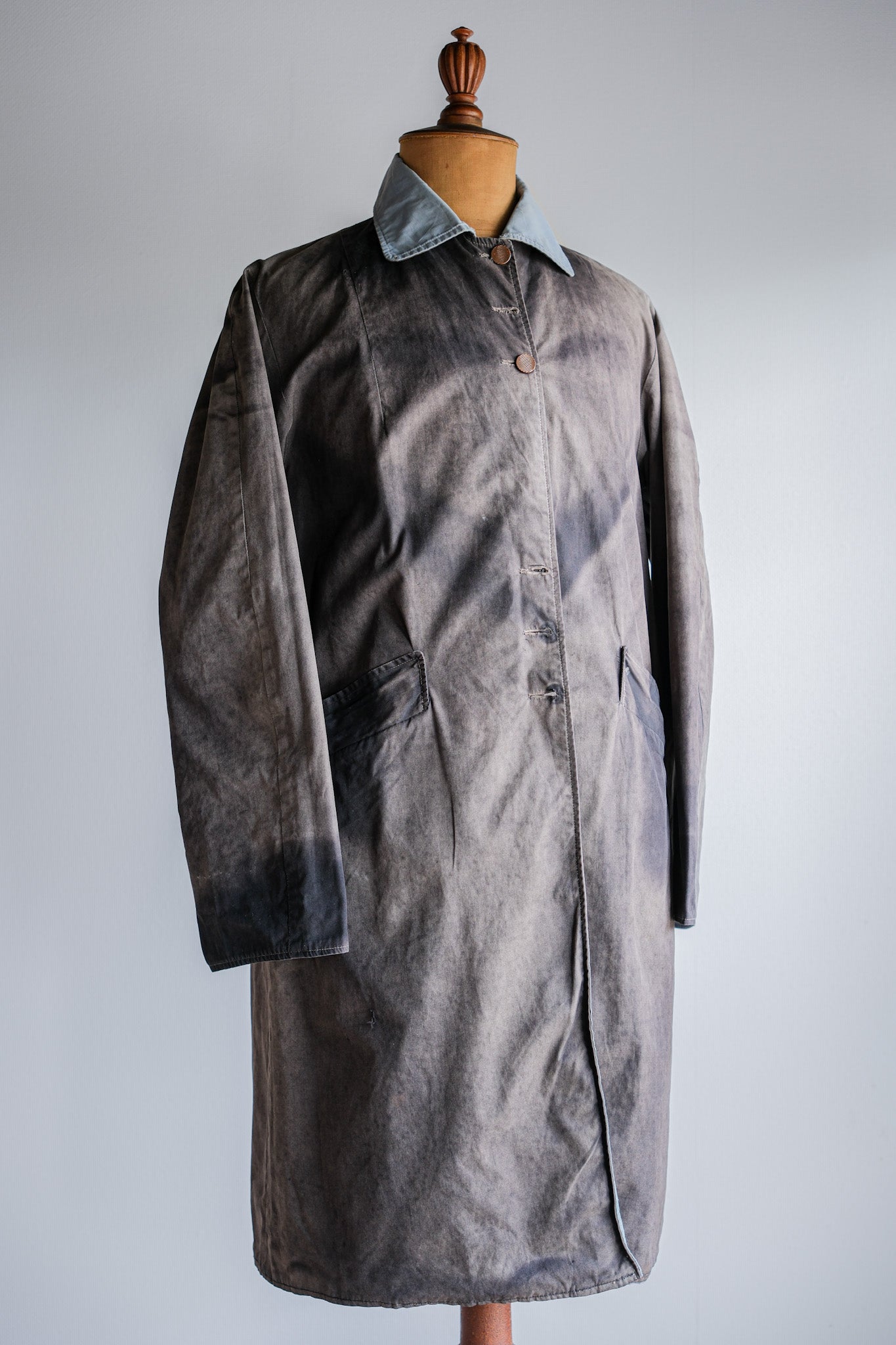 [~ 50's] French vintage Unknown Reversible Coat "Crazy Fade"