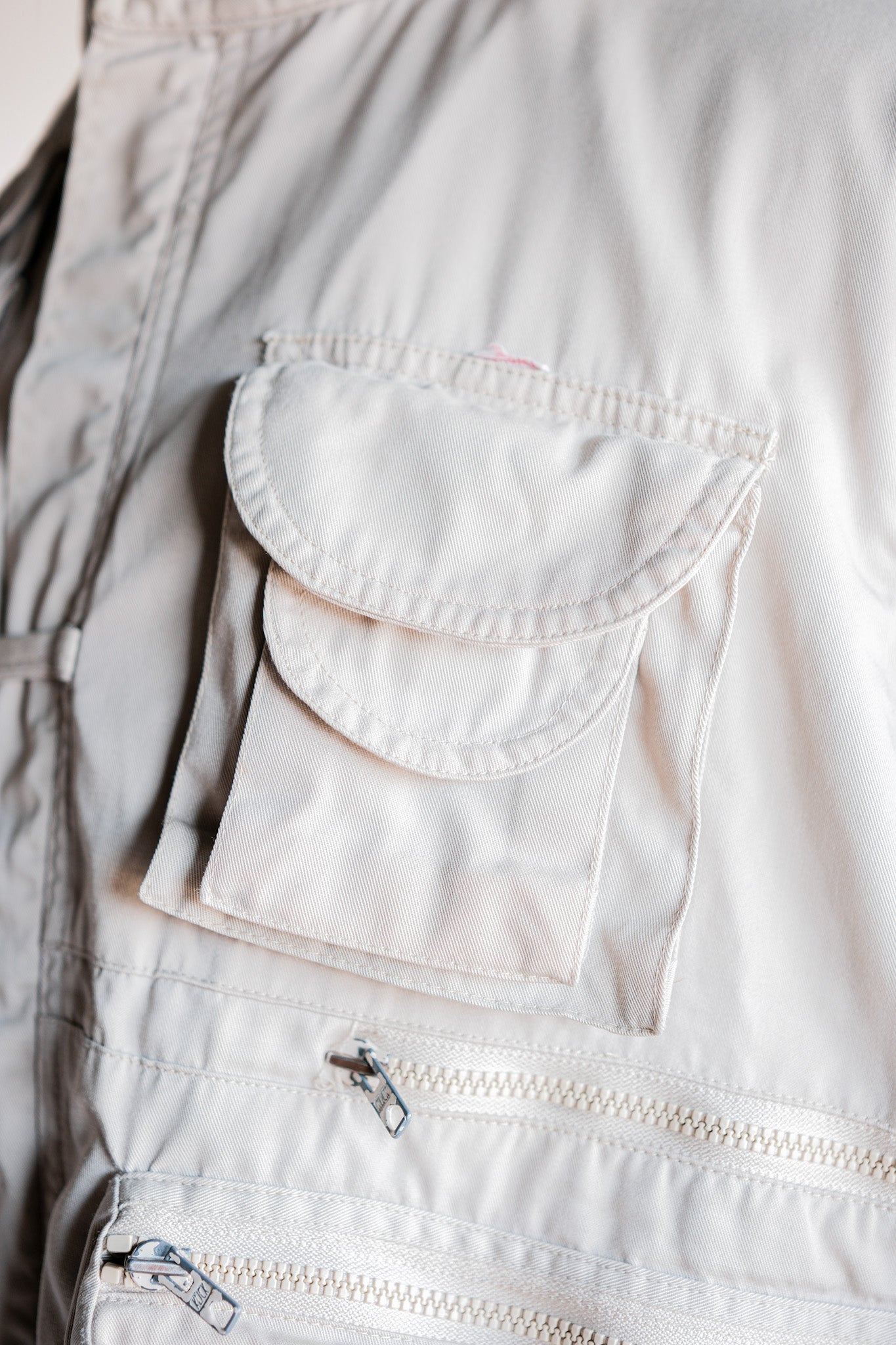 [~ 90's] เสื้อแจ็คเก็ต Multi Pocket Multi Pocket Old Renoma Paris