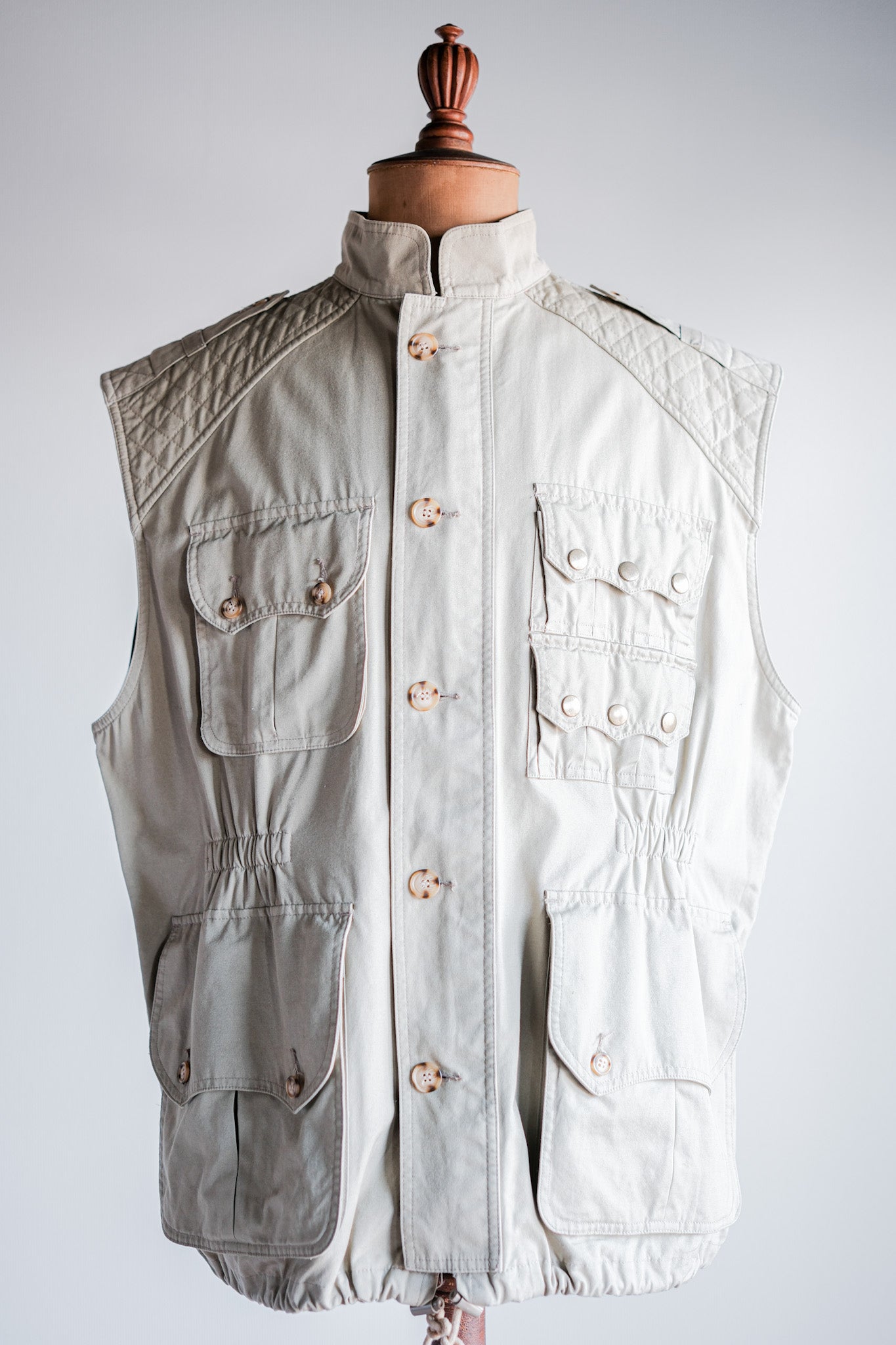 [~ 90 년대] 빈티지 Willis & Geiger Cotton Hunting Vest Size.L