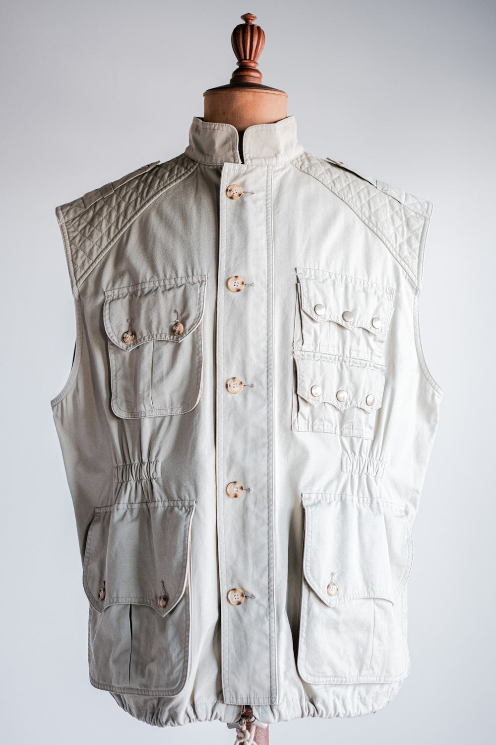 ［~90's］Vintage Willis&Geiger Cotton Hunting Vest Size.L