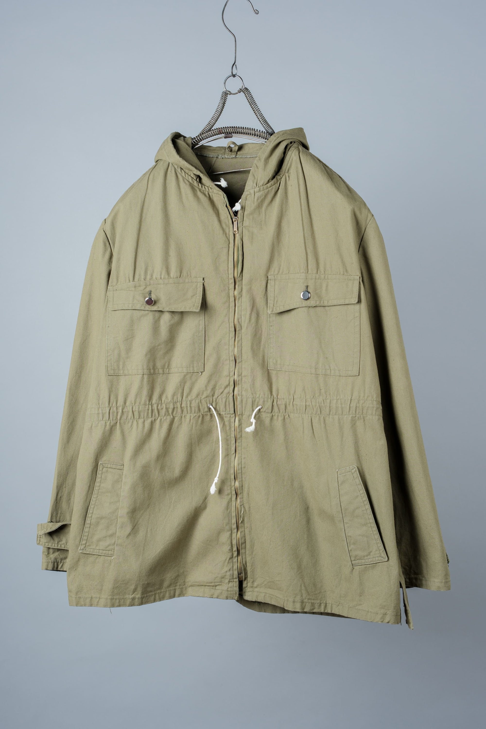 ［~70's］Europe Vintage Zip Up Hooded Jacket