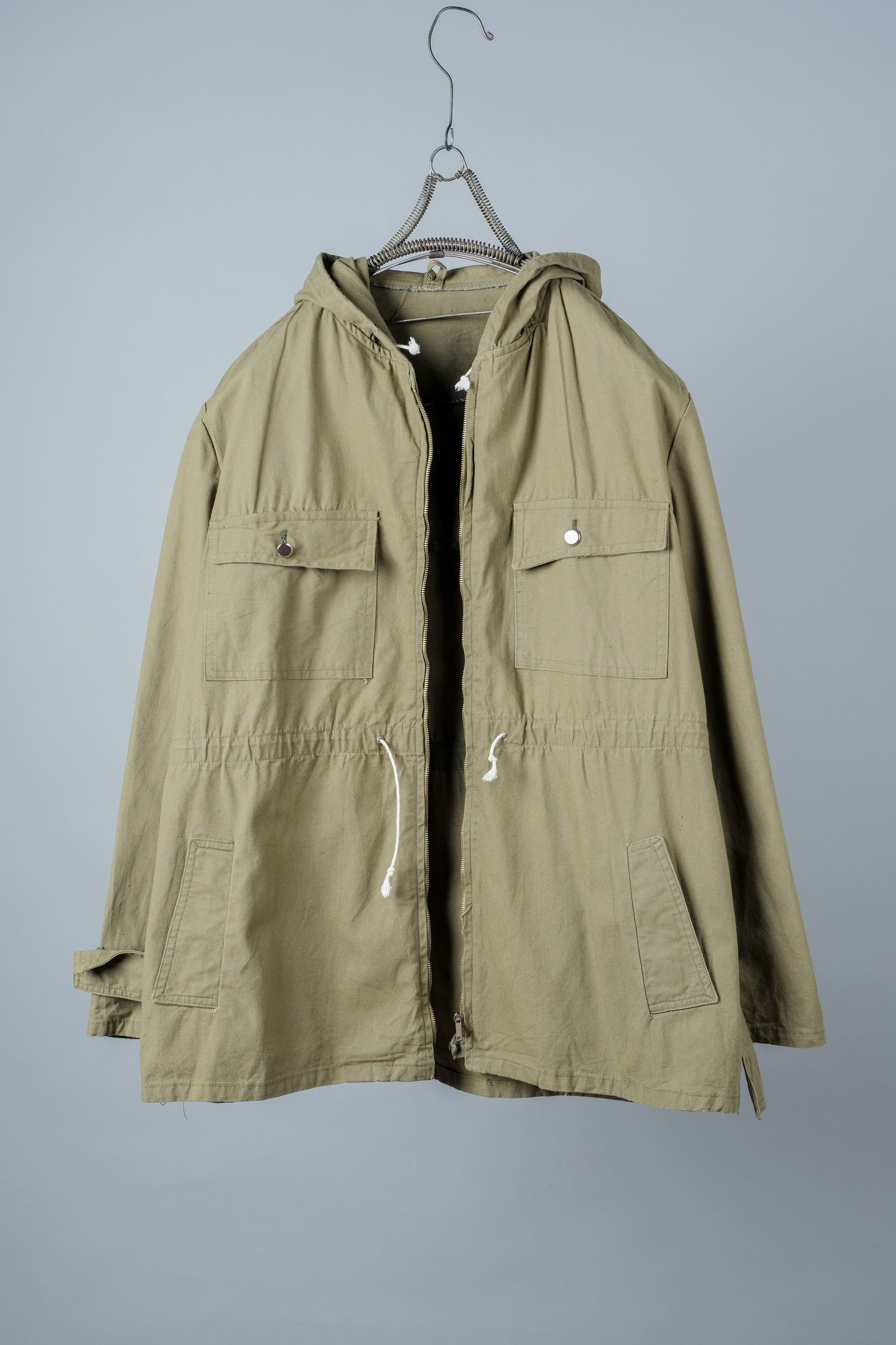 ［~70's］Europe Vintage Zip Up Hooded Jacket