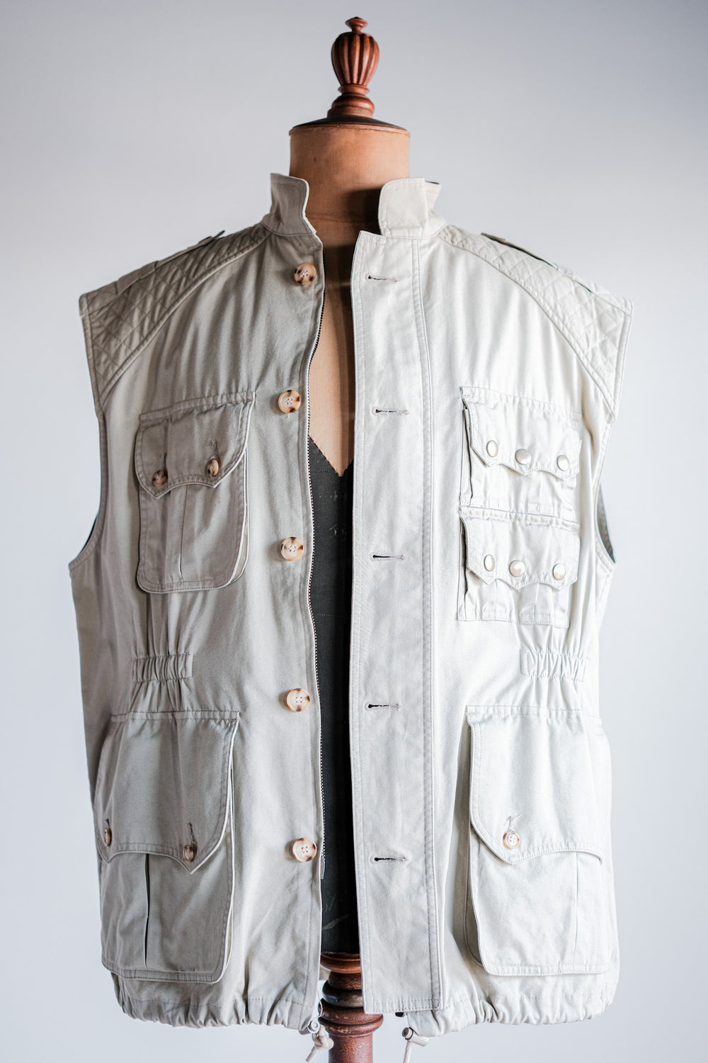 ［~90's］Vintage Willis&Geiger Cotton Hunting Vest Size.L