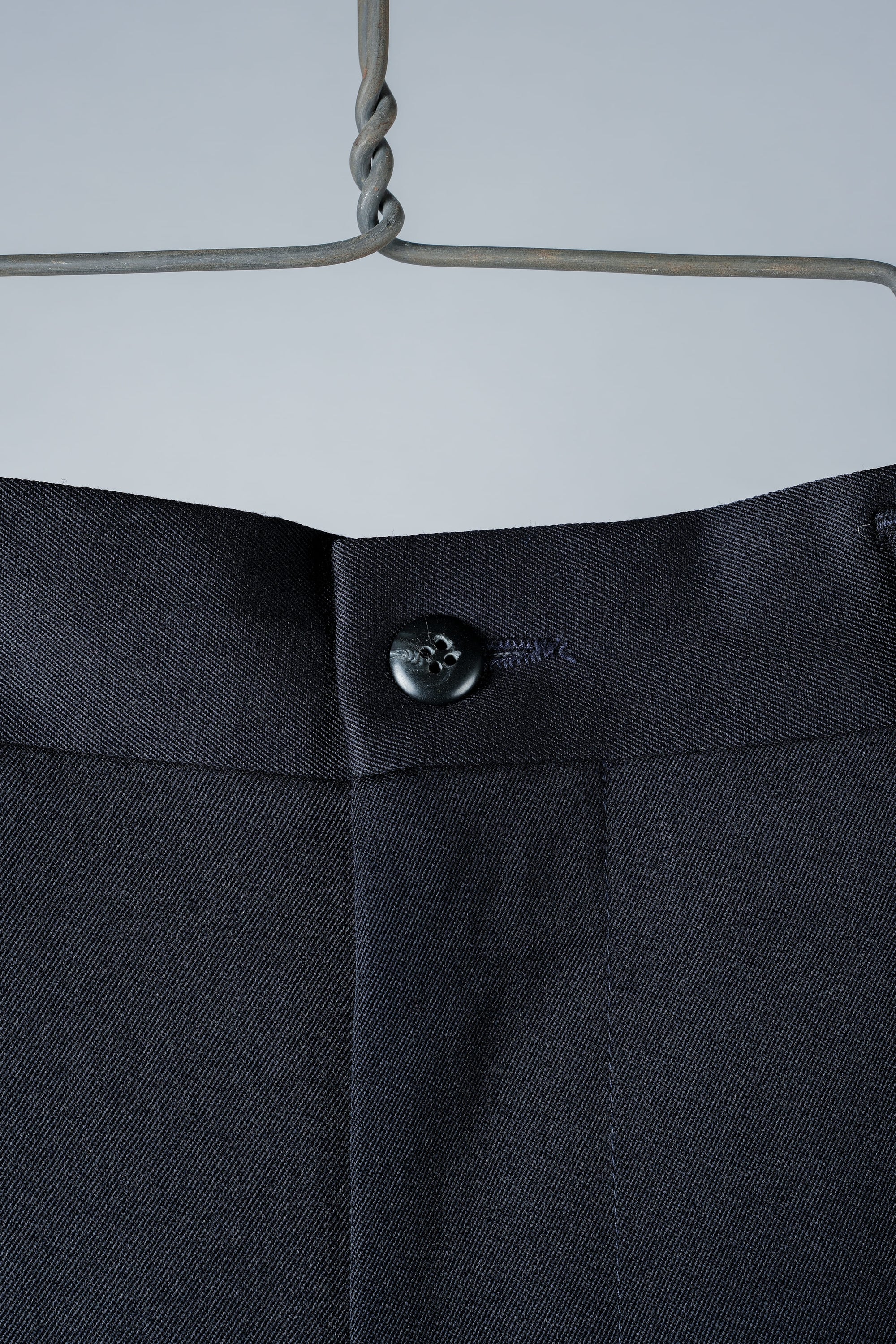 【~90's】Italian Vintage 1 Tuck Wool Gabardine Trousers Size.50
