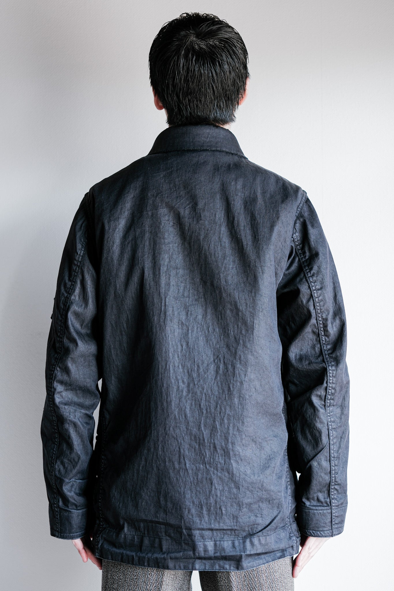 ［06AW］Old STONE ISLAND Garment Dyed Lino Flax Dutch Rope Jacket Size.M